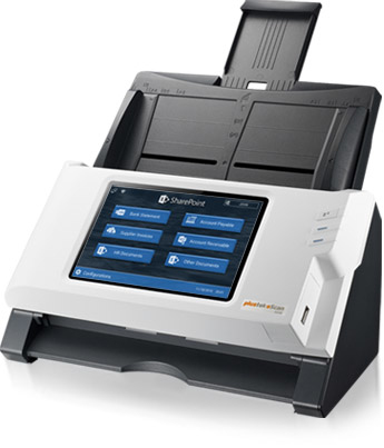 Plustek eScan A350 Sharepoint ADF-scanner 600 x 600 dpi A4 Sort, Hvid