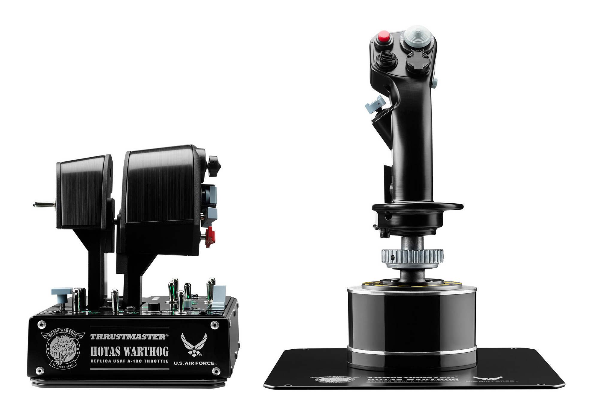 Thrustmaster HOTAS Warthog MKII Sort, Grå USB Flysimulator Digital PC