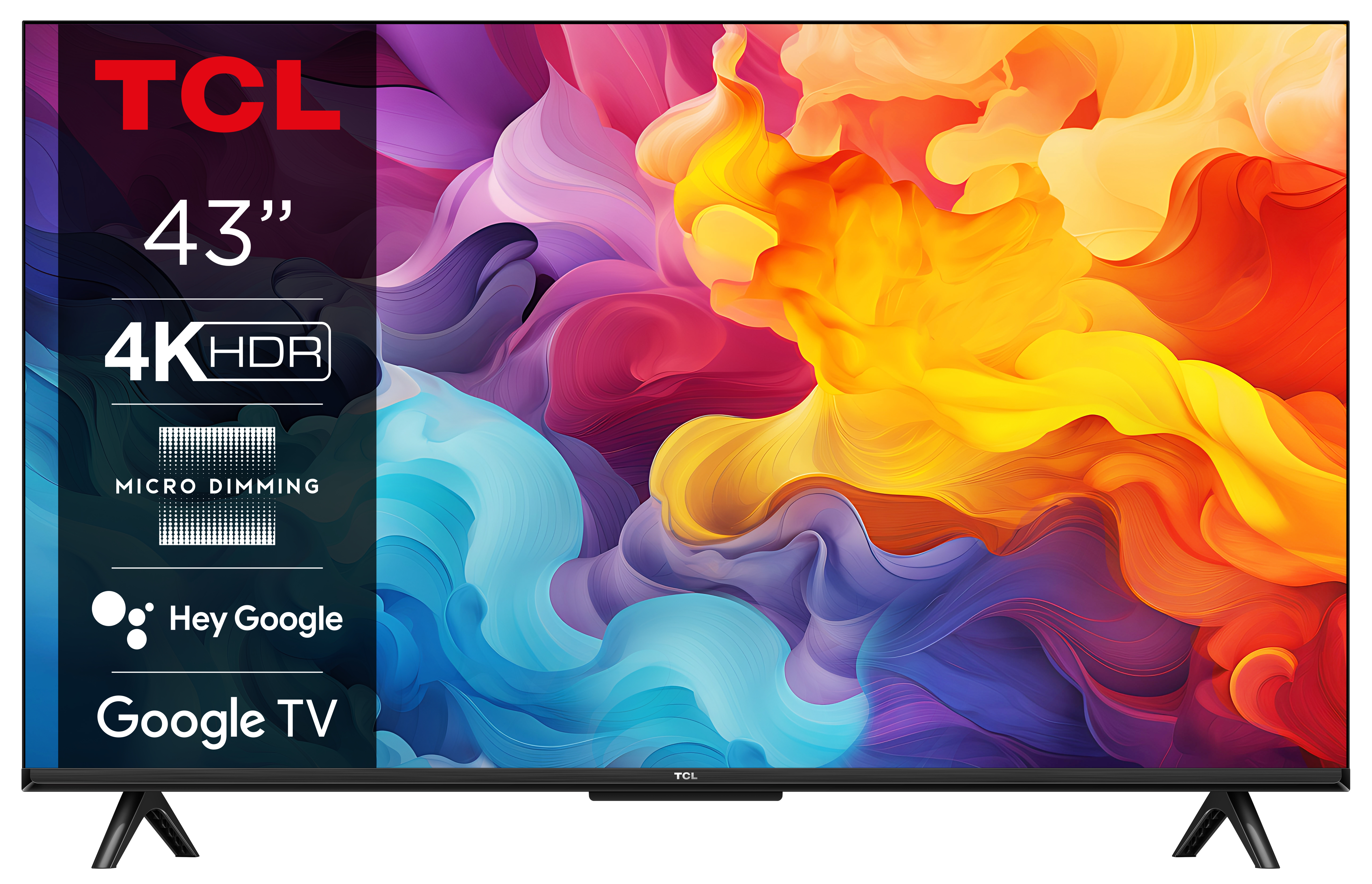 TCL P655 43P655 TV 109,2 cm (43") 4K Ultra HD Smart TV Wi-Fi Sort