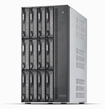 TerraMaster T12-500 Pro NAS Mini Tower Intel® Core™ i7 16 GB DDR5 0 TB Grå