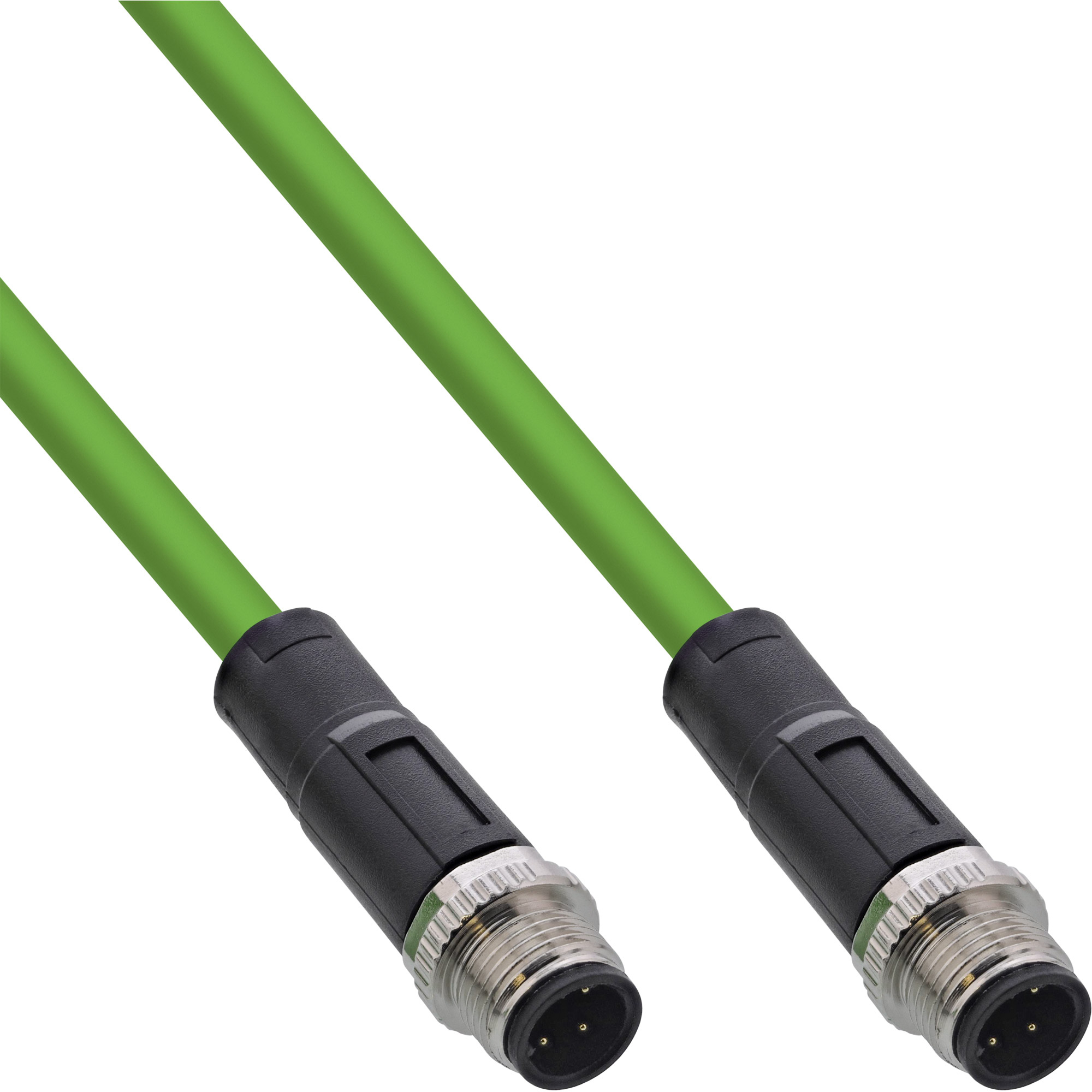 InLine 40303 sensor- & aktuatorkabel 3 m M12 Grøn