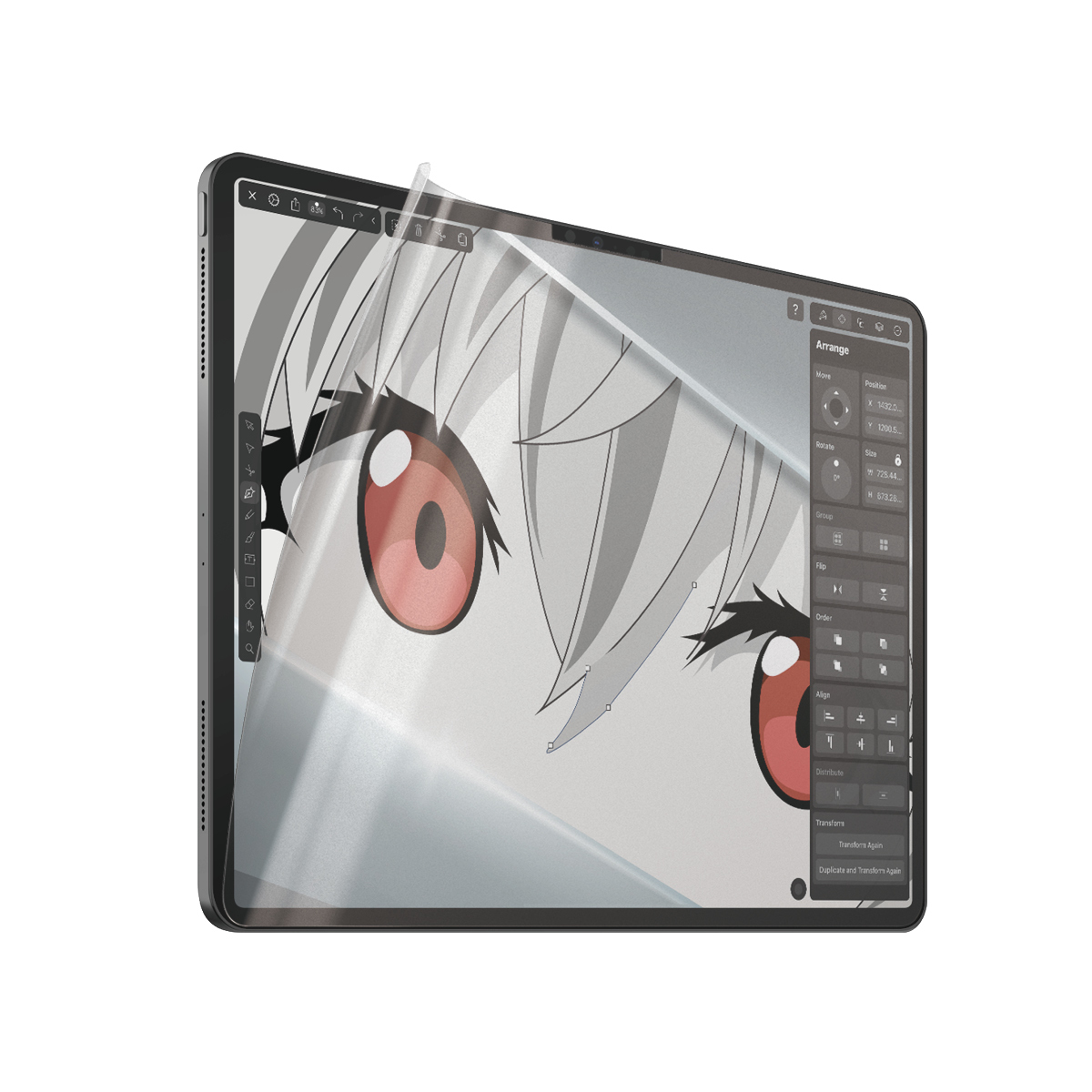 PanzerGlass ® GraphicPaper® Skærmbeskyttelse iPad Air 13'' (2025-2024) | iPad Pro 13'' (2025-2024) | Ultra-Wide Fit