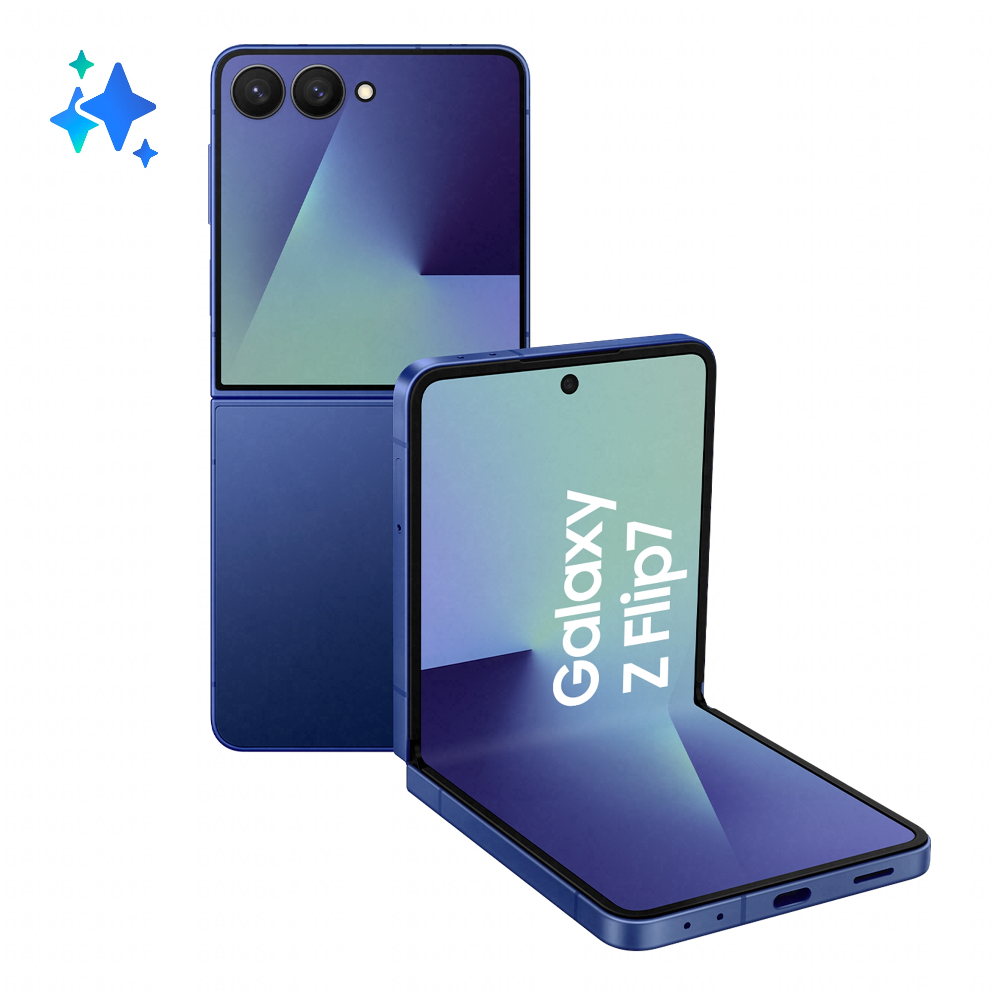 Samsung Galaxy Z Flip7 17,3 cm (6.8") 5G 12 GB 256 GB 4300 mAh Blå