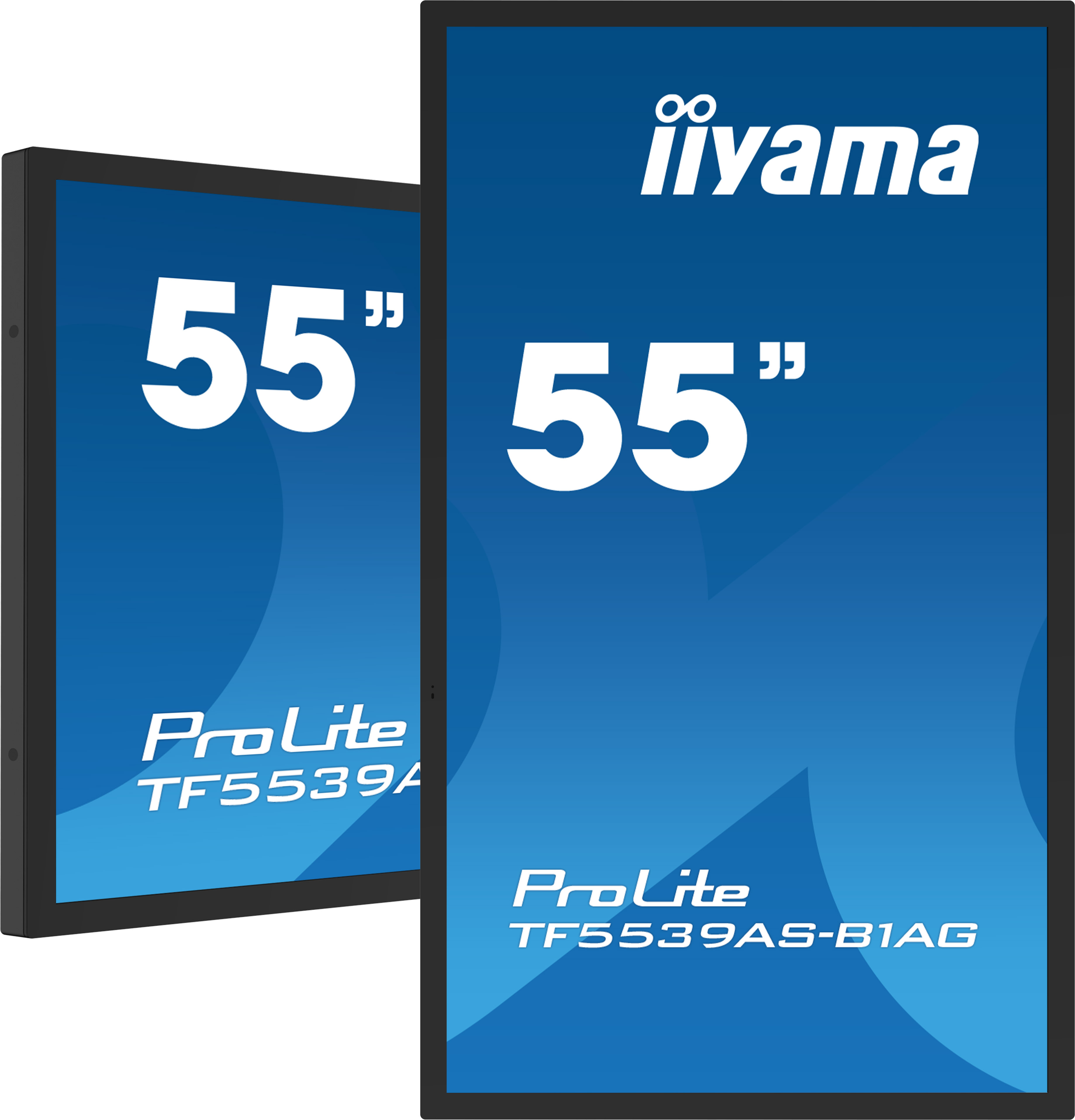 iiyama TF5539AS-B1AG skilte display Digital fladpaneldisplay 138,7 cm (54.6") LED 500 cd/m² 4K Ultra HD Sort Berøringsskærm Indbygget processer Android 24/7