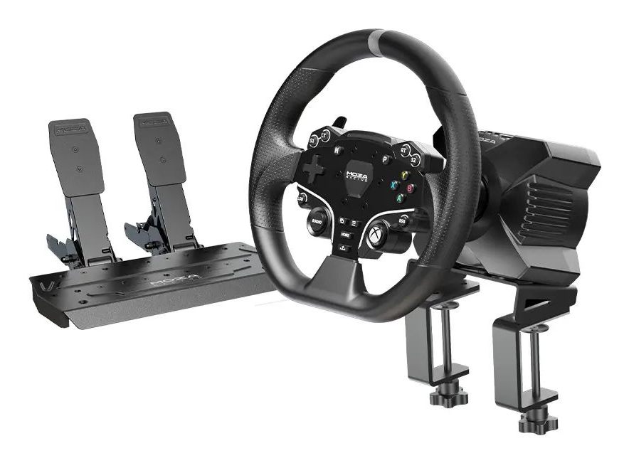Moza Racing RS053 spil-controller Sort USB Rat + Pedaler PC, Xbox One, Xbox Series S, Xbox Series X