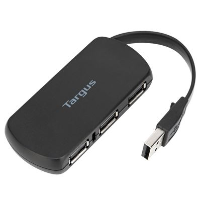 Targus ACH114EU interface hub USB 2.0 480 Mbit/s Sort