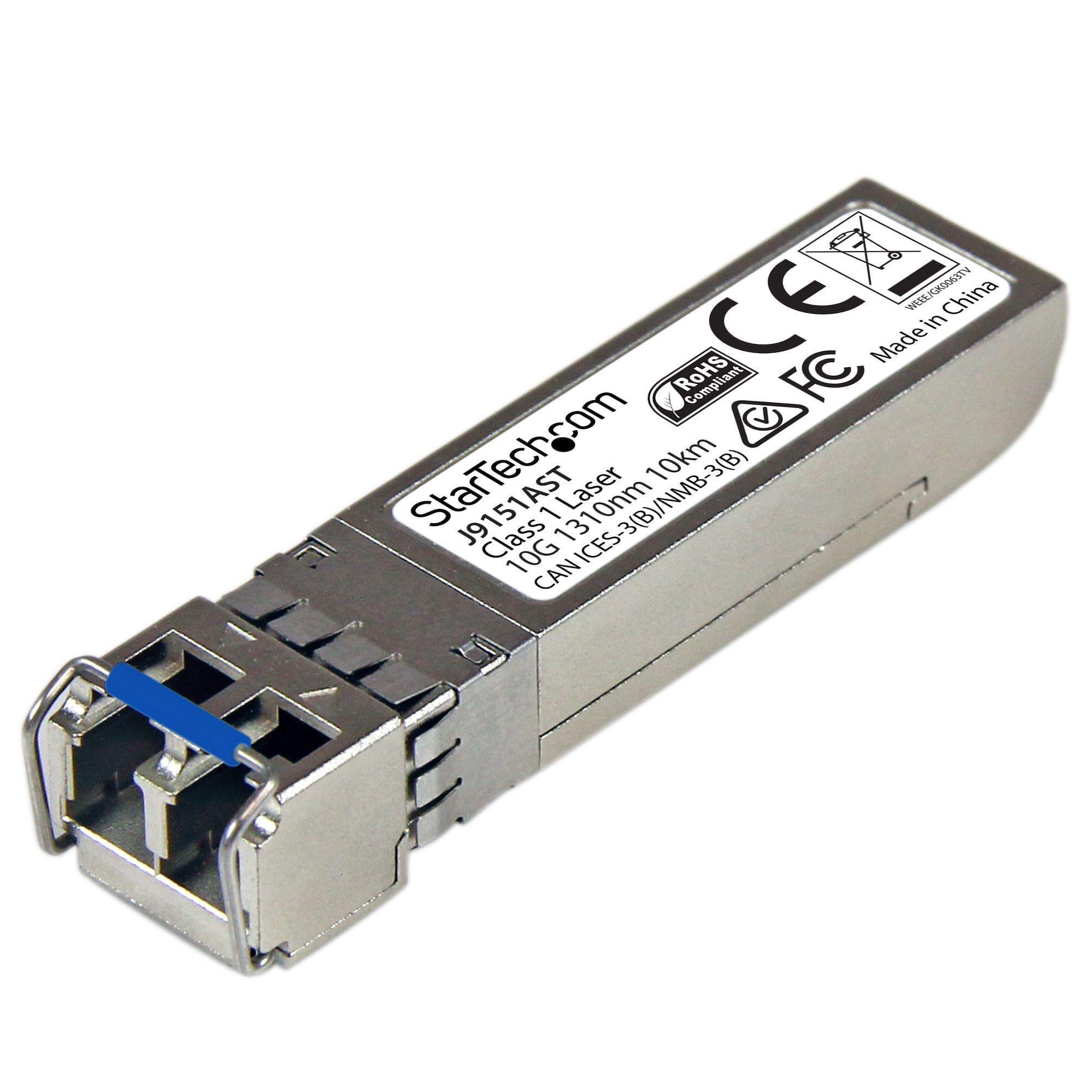 StarTech.com J9151AST modul til netværksmodtager Fiberoptisk 10000 Mbit/s SFP+ 1310 nm