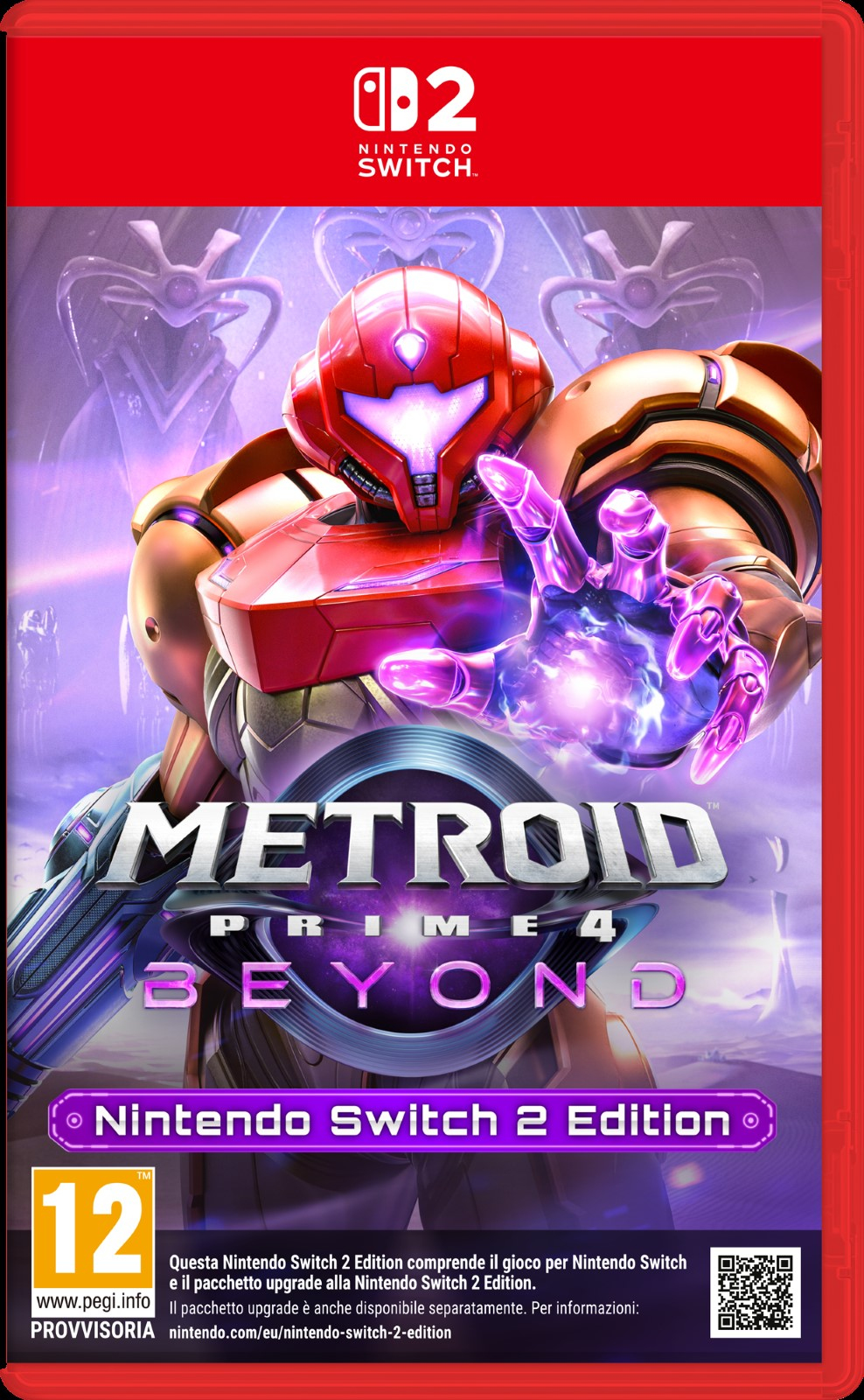 Nintendo Metroid Prime 4: Beyond, Switch 2 Nintendo Switch 2 Edition Forenklet kinesisk, Traditionelt kinesisk, Tysk, Hollandsk, Engelsk, Fransk, Italiensk, Japansk, Koreansk, Portugisisk Nintendo Switch 2