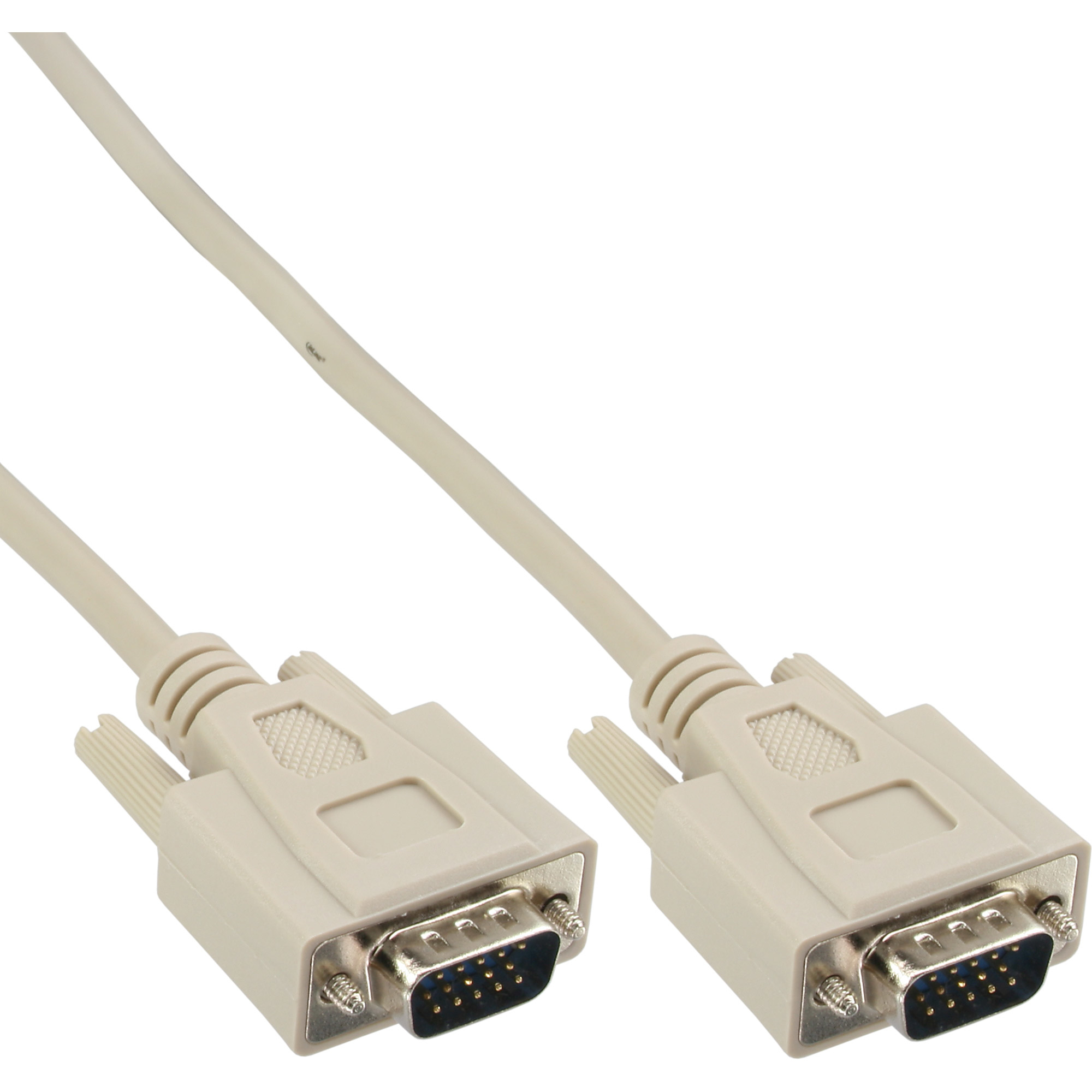 InLine 17712 VGA kabel 2 m VGA (D-Sub) Beige