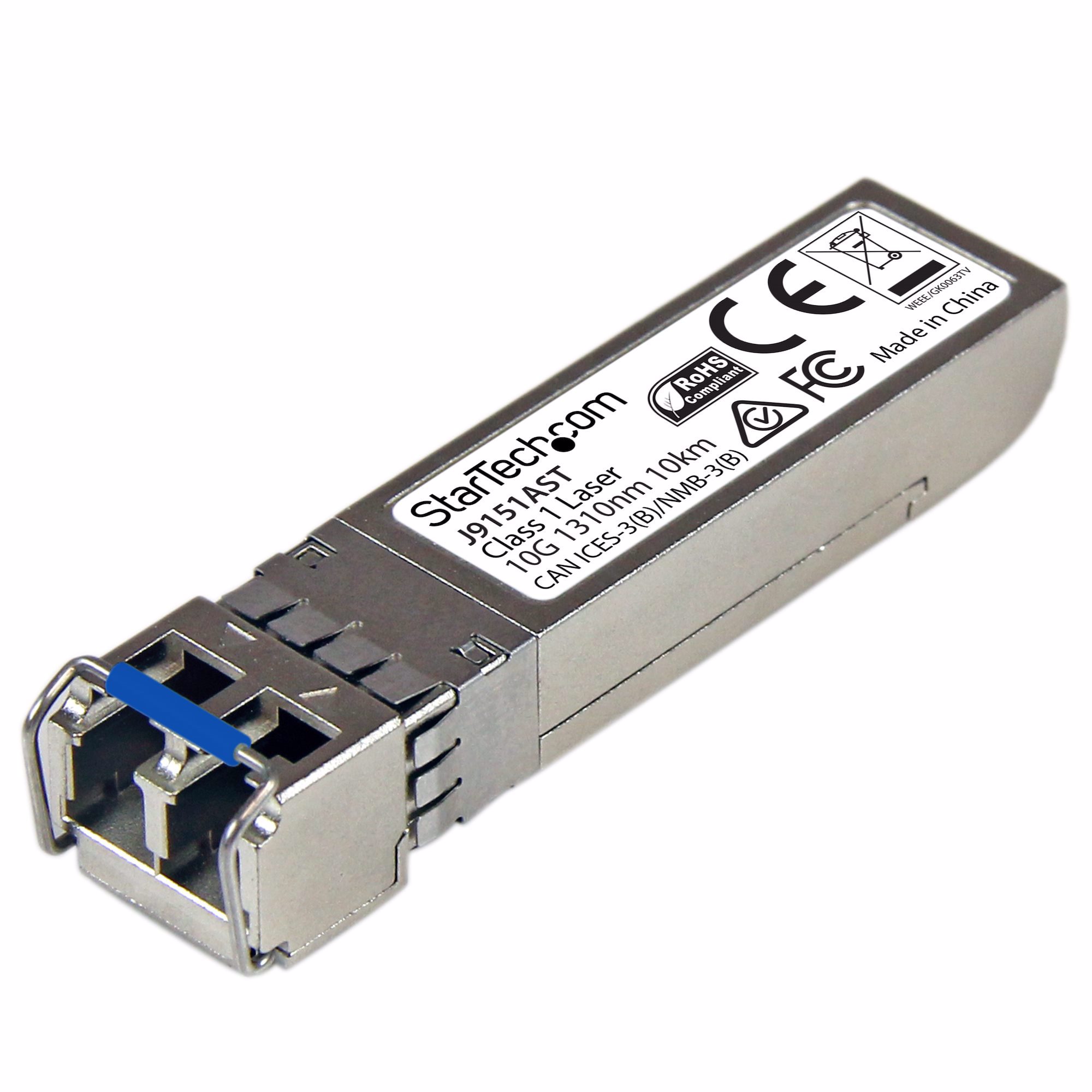 StarTech.com J9151AST modul til netværksmodtager Fiberoptisk 10000 Mbit/s SFP+ 1310 nm