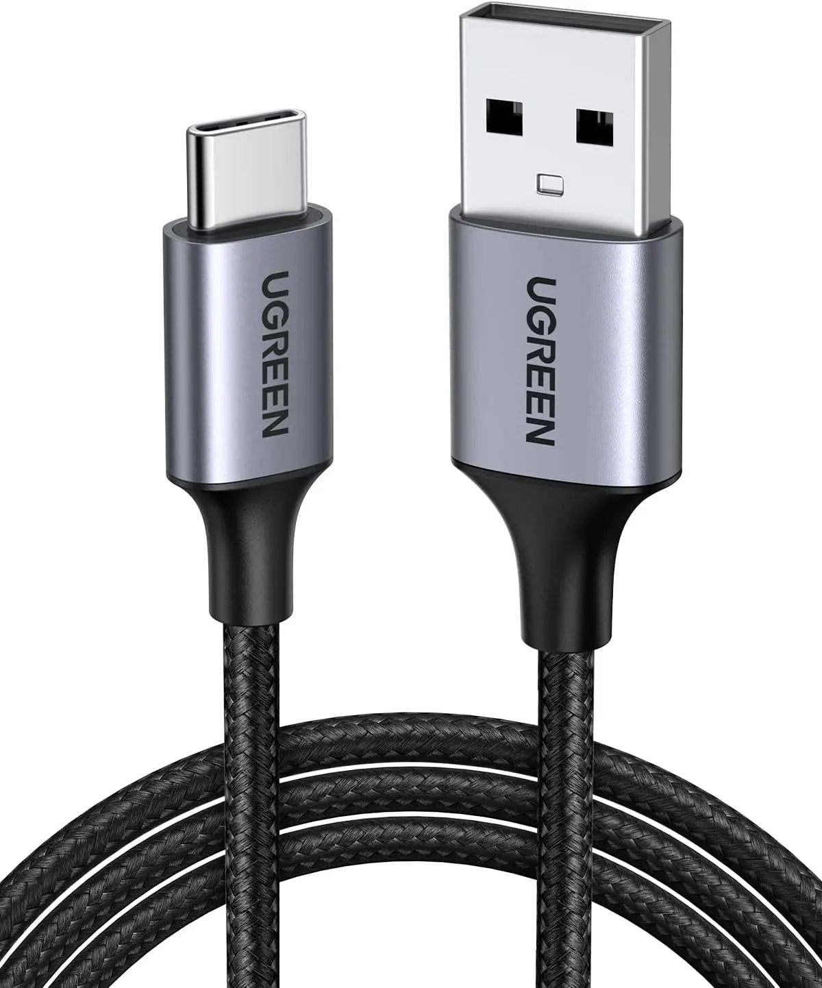 Ugreen 60125 USB-kabel USB 2.0 0,5 m USB A USB C Sort