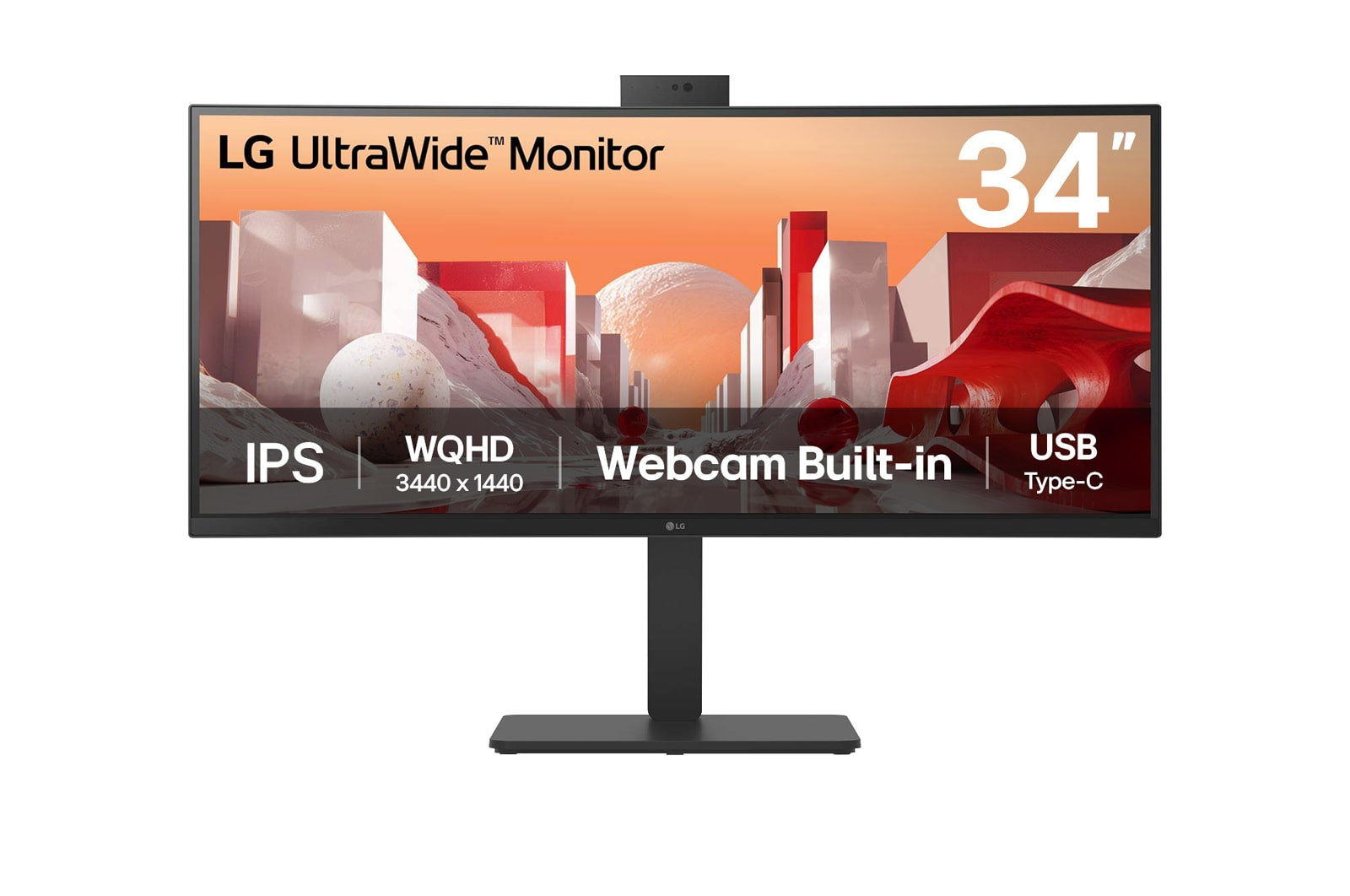 LG 34BA85QE-B computerskærm 86,4 cm (34") 3440 x 1440 pixel Wide Quad HD LCD Sort