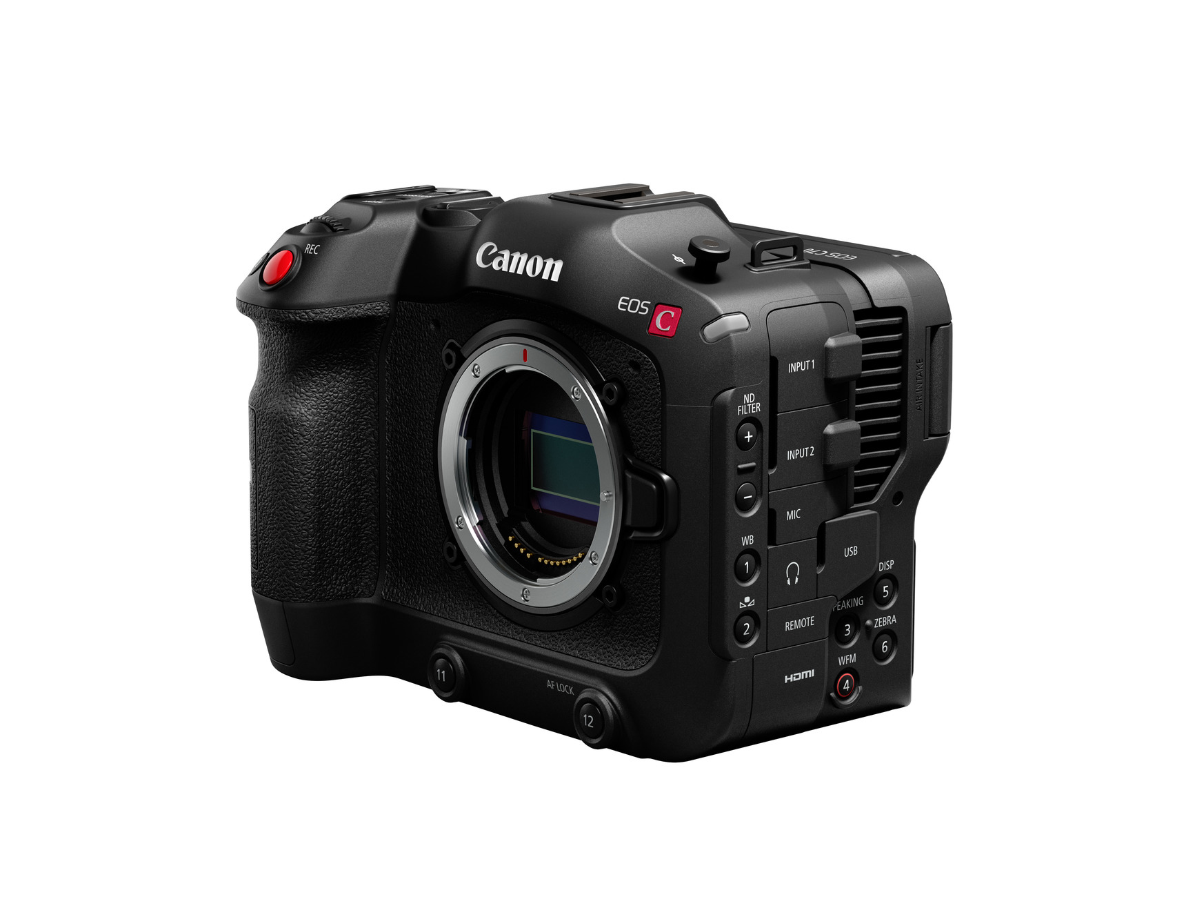 Canon Cinema EOS C70 Håndholdt videokamera 9,6 MP 4K Ultra HD Sort