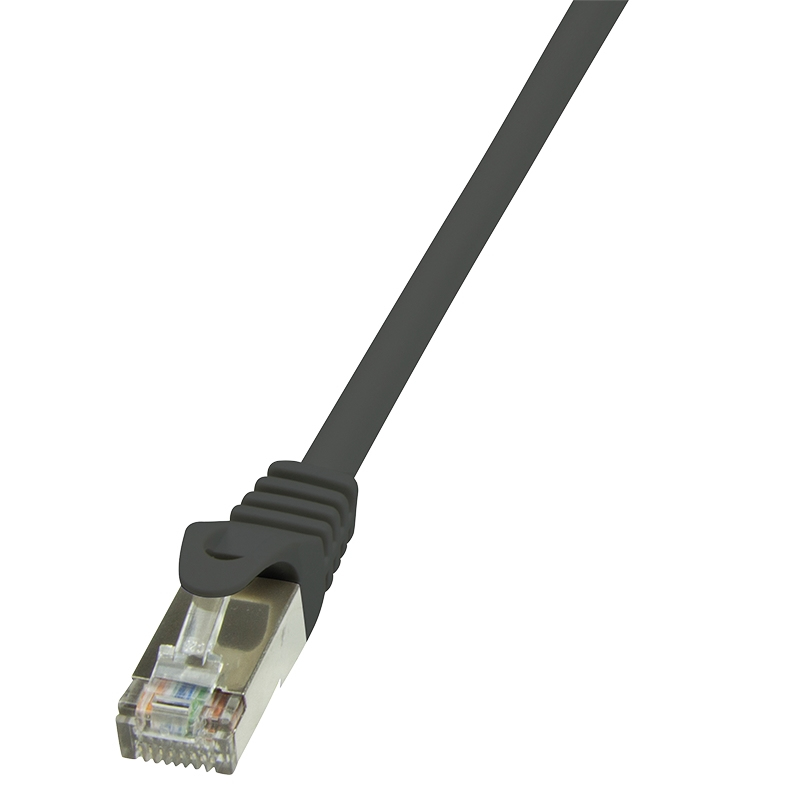 LogiLink 7.5m, Cat6 netværkskabel Sort 7,4 m F/UTP (FTP)