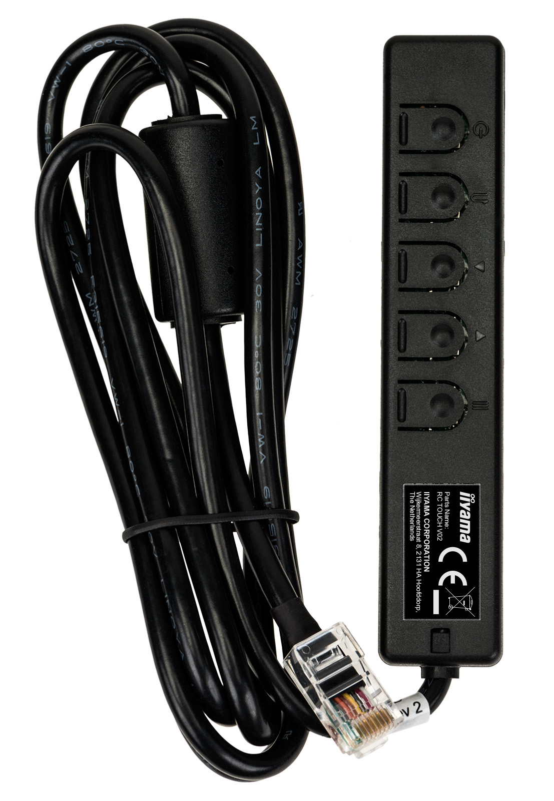 iiyama RC TOUCHV01 fjernbetjening Ledningsført Monitor Tryk på knapper