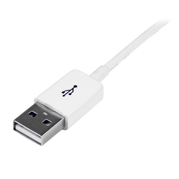 StarTech.com USBEXTPAA1MW USB-kabel USB 2.0 1 m USB A Hvid