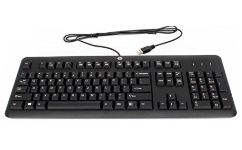 HP 672647-093 tastatur Universel USB Norsk Sort