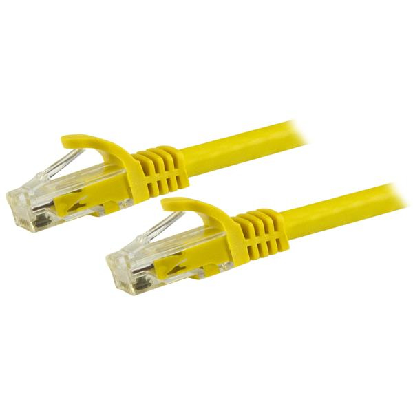 StarTech.com N6PATC150CMYL netværkskabel Gul 1,5 m Cat6 U/UTP (UTP)