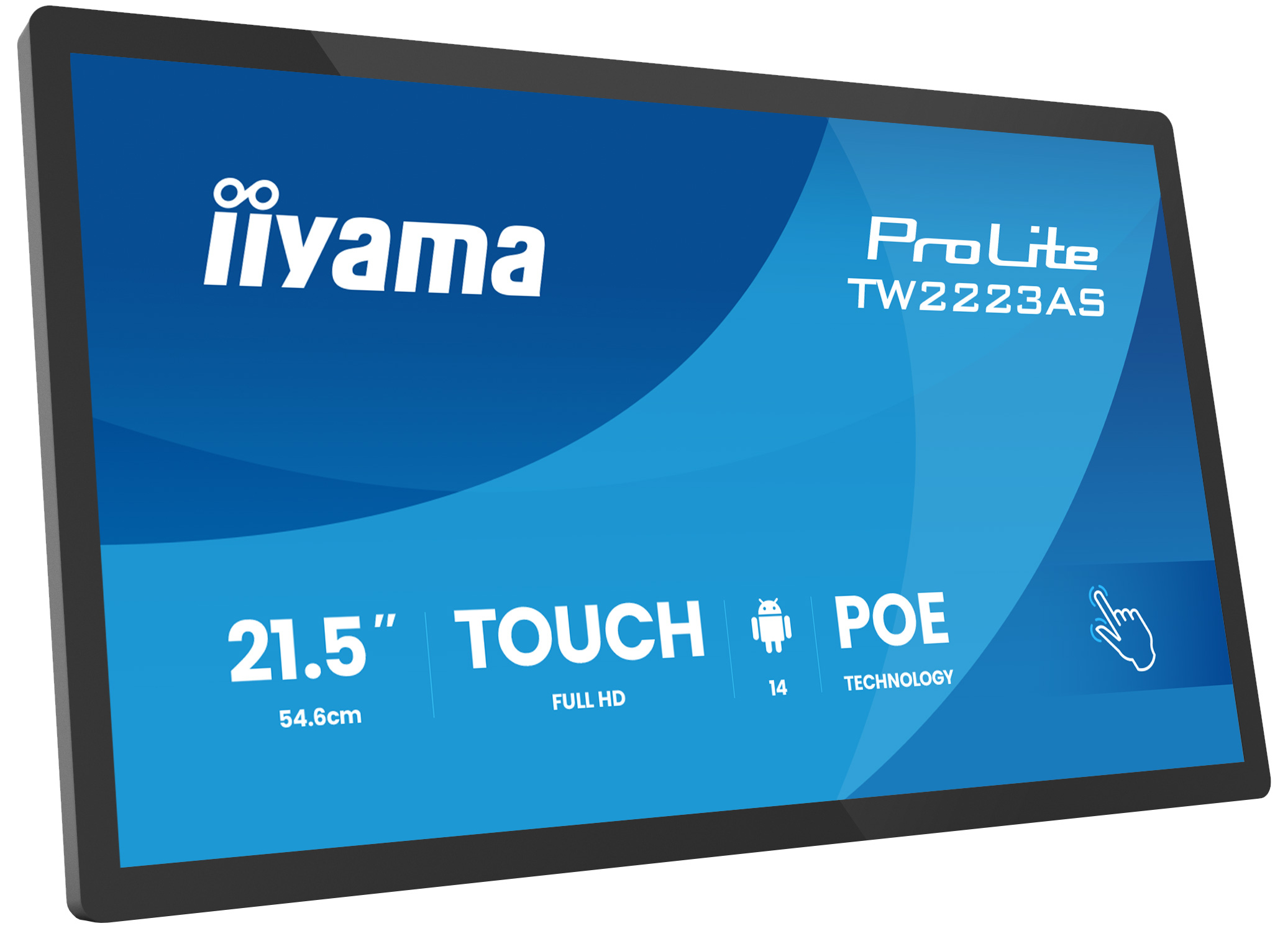 iiyama ProLite TW2223AS-B3P computerskærm 54,6 cm (21.5") Berøringsskærm