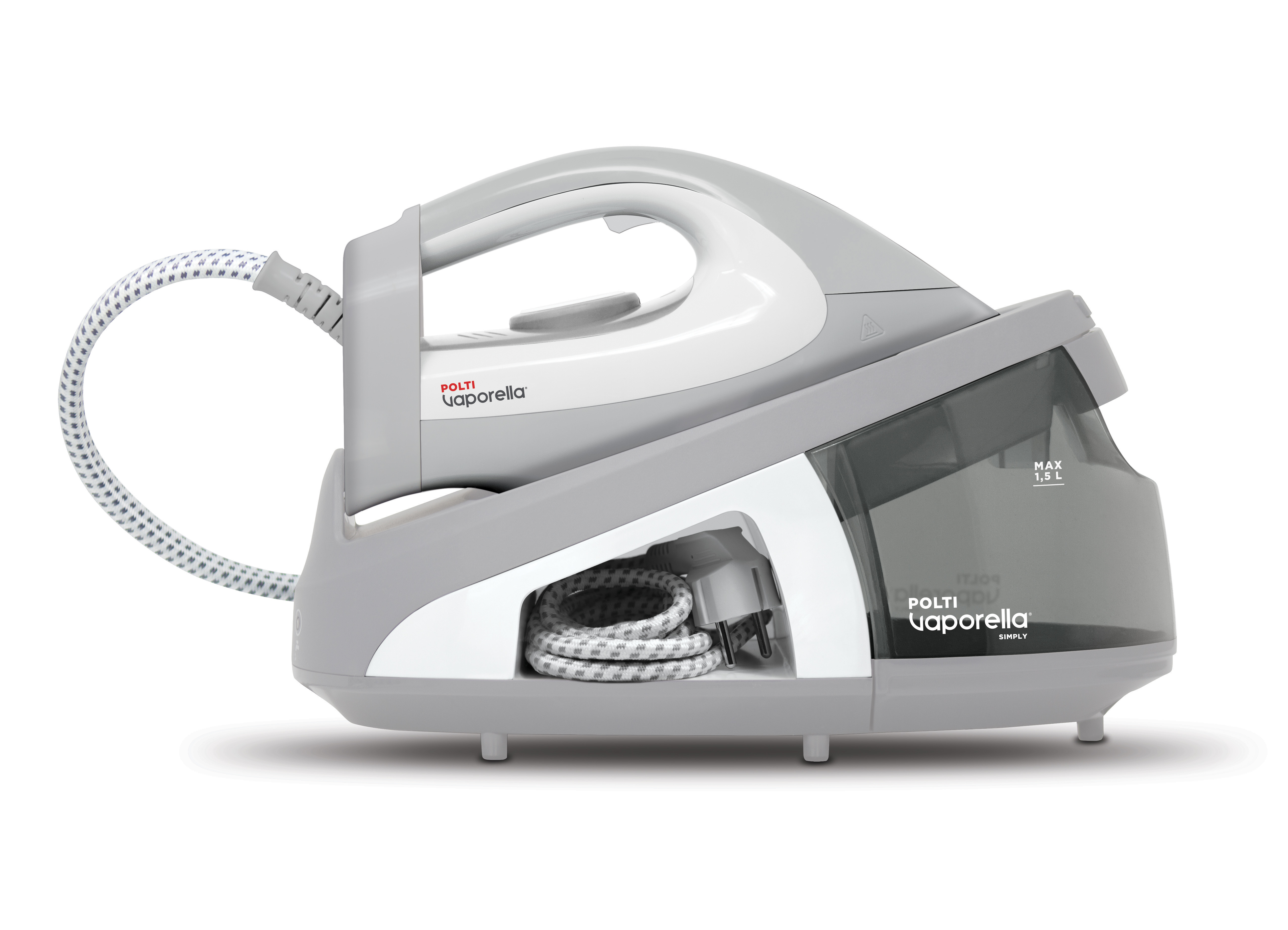 Polti Vaporella Simply VS10.09 2200 W 1,5 L Keramisk strygesål Grå, Hvid