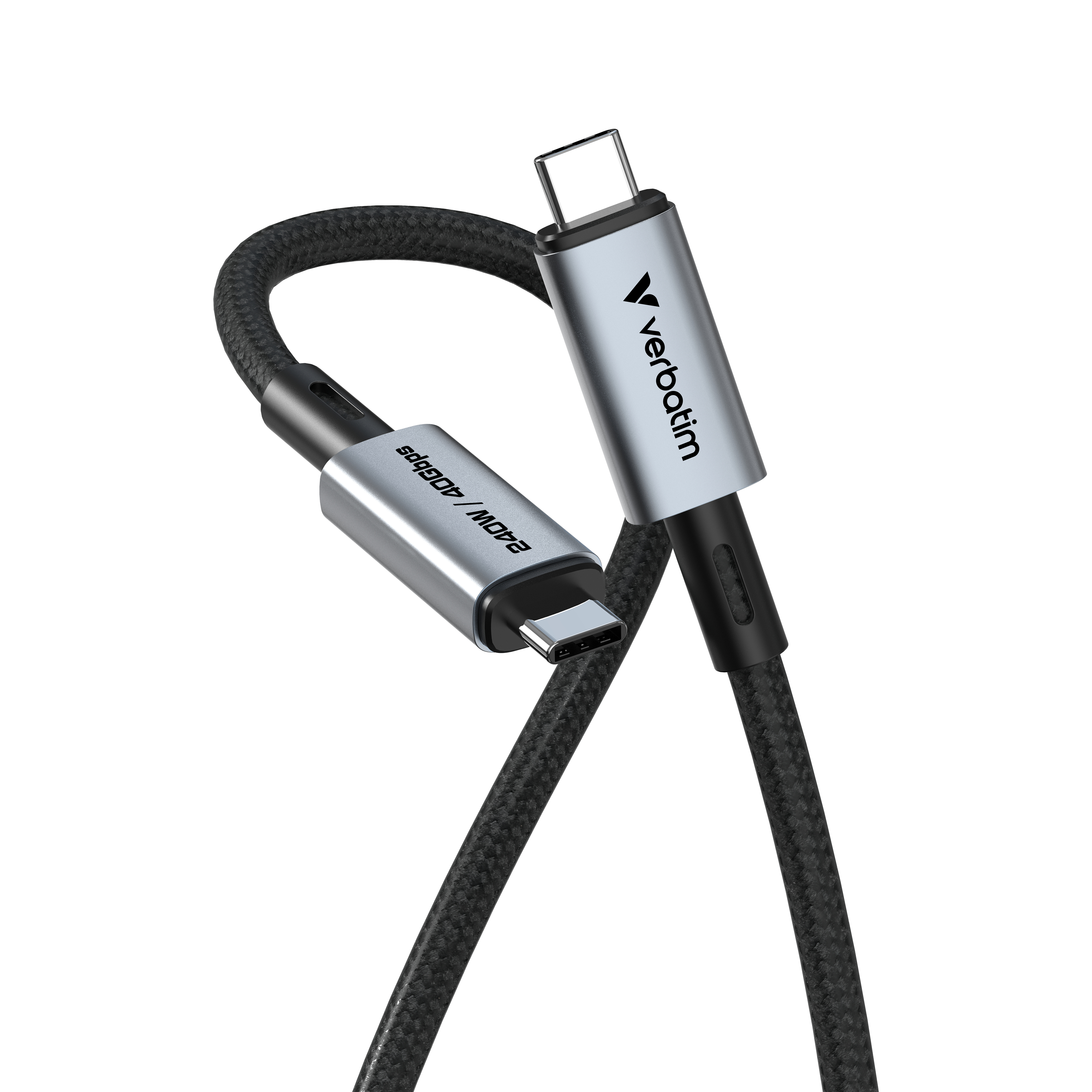 Verbatim 31847 USB-kabel USB4 Gen 2x2 1,2 m USB C Sort