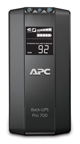 APC BR700G UPS-enhed Interaktivt indgangsstik 0,7 kVA 420 W 6 AC stikkontakt(er)