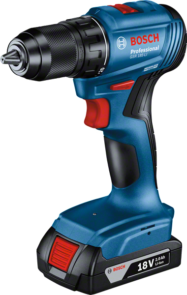 Bosch GSR 185-LI Professional 1900 rpm 1,3 kg Blå