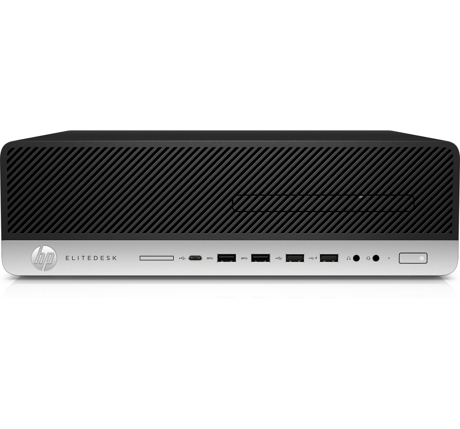 T1A HP EliteDesk 800 G3 Refurbished Intel® Core™ i5 i5-6500 16 GB DDR4-SDRAM 240 GB SSD Windows 10 Pro SFF PC Sort, Sølv