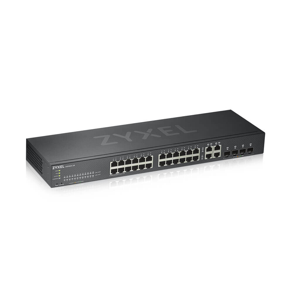 Zyxel GS1920-24V2 Administreret Gigabit Ethernet (10/100/1000) Sort