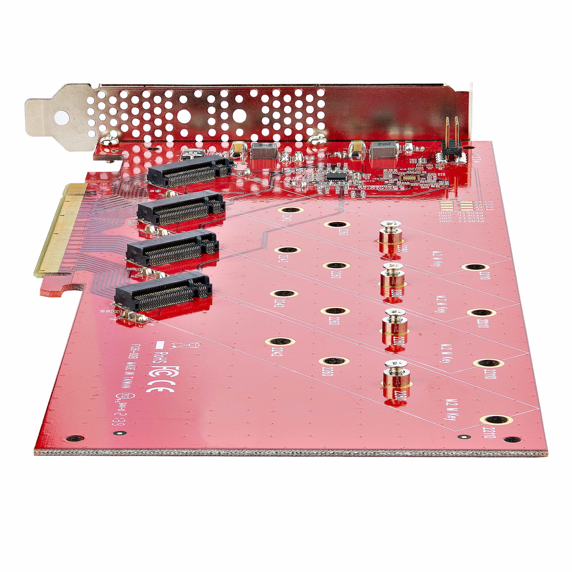 StarTech.com QUAD-M2-PCIE-CARD-B interface-kort/adapter Intern M.2