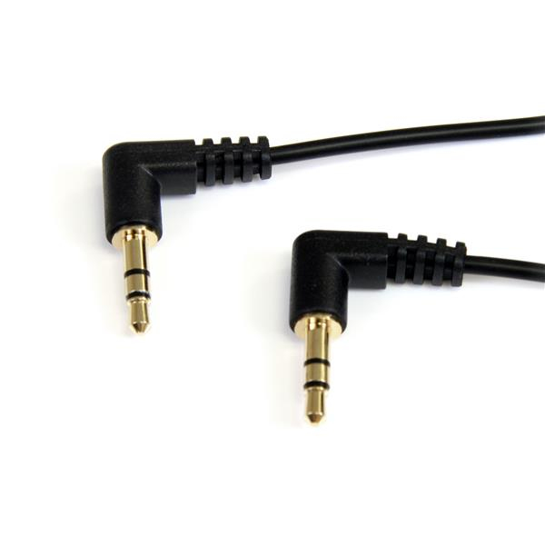 StarTech.com MU6MMS2RA lydkabel 1,8 m 3.5mm Sort