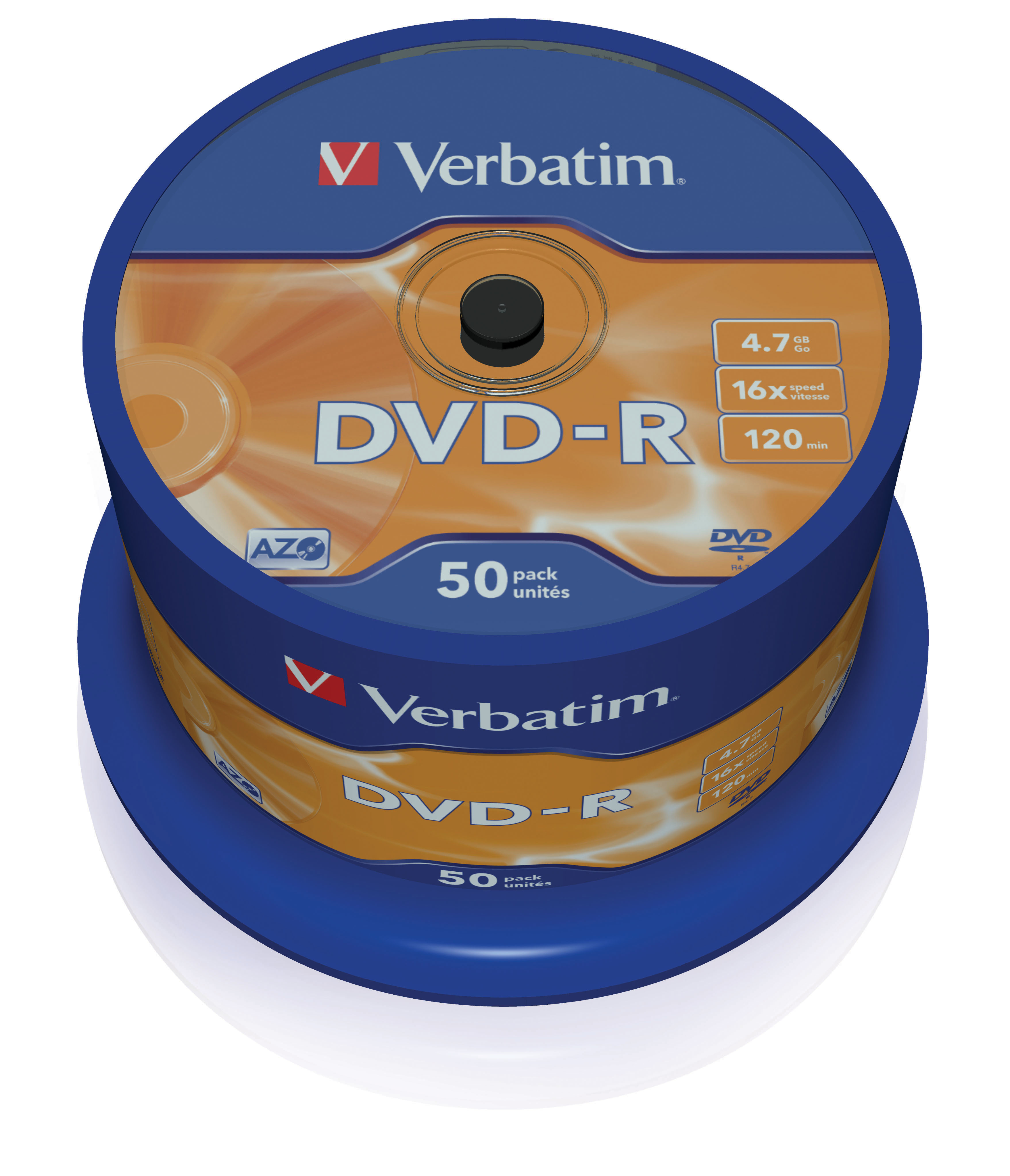 Verbatim DVD-R Matt Silver 4,7 GB 50 stk