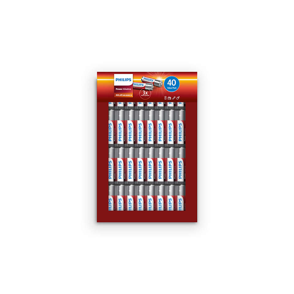 Philips LR03P40FP/10 husholdningsbatteri Engangsbatteri AAA Alkaline