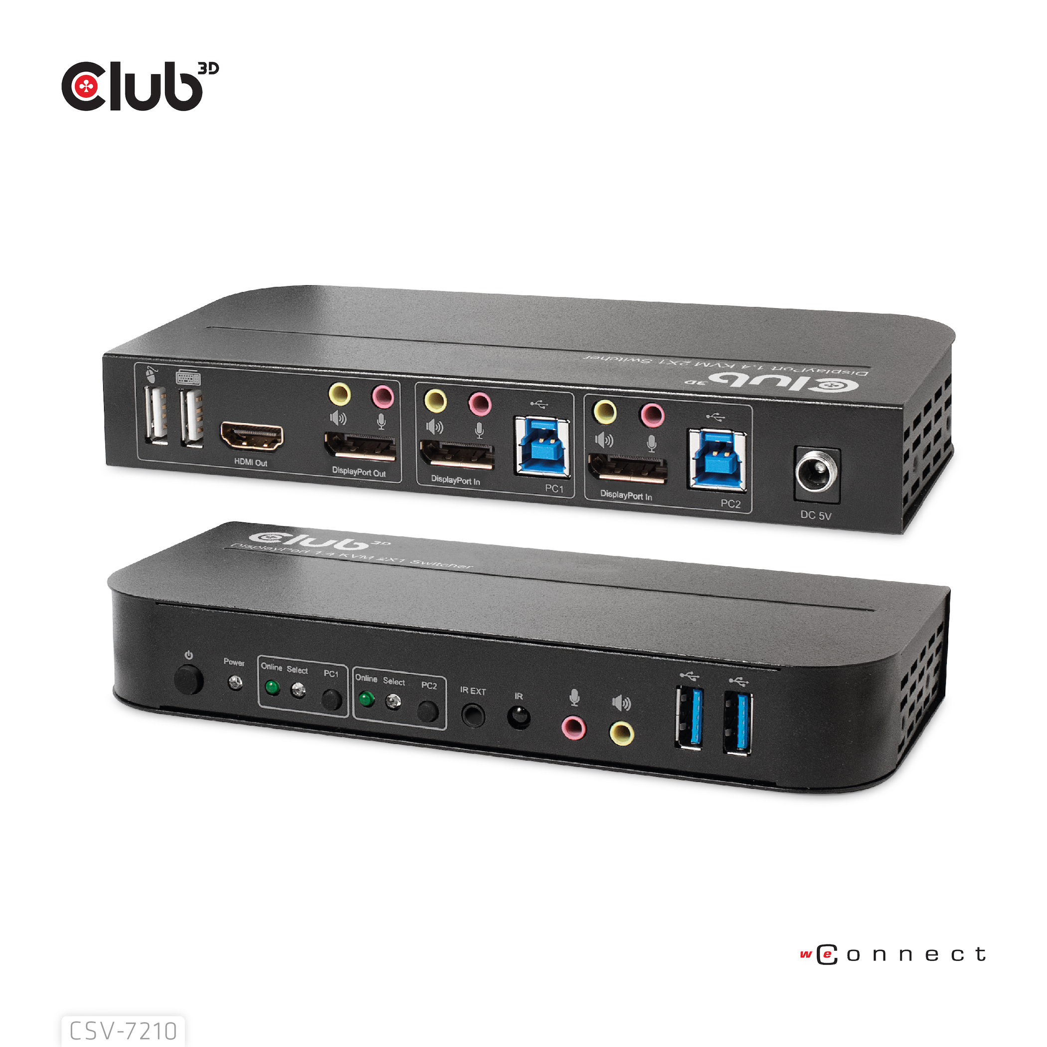 CLUB3D CSV-7210 KVM Switch Sort