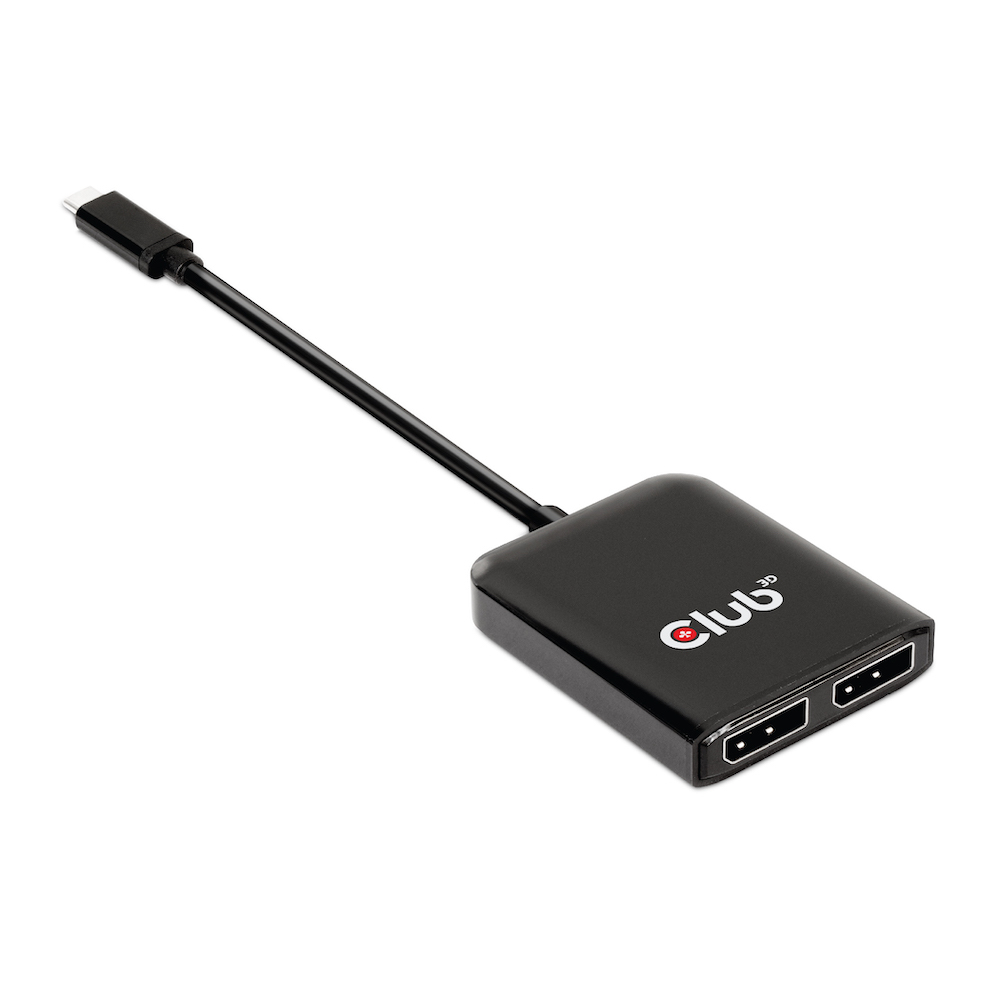 CLUB3D CSV-1555 videokabel adapter 1,5 m USB Type-C 2 x DisplayPort Sort