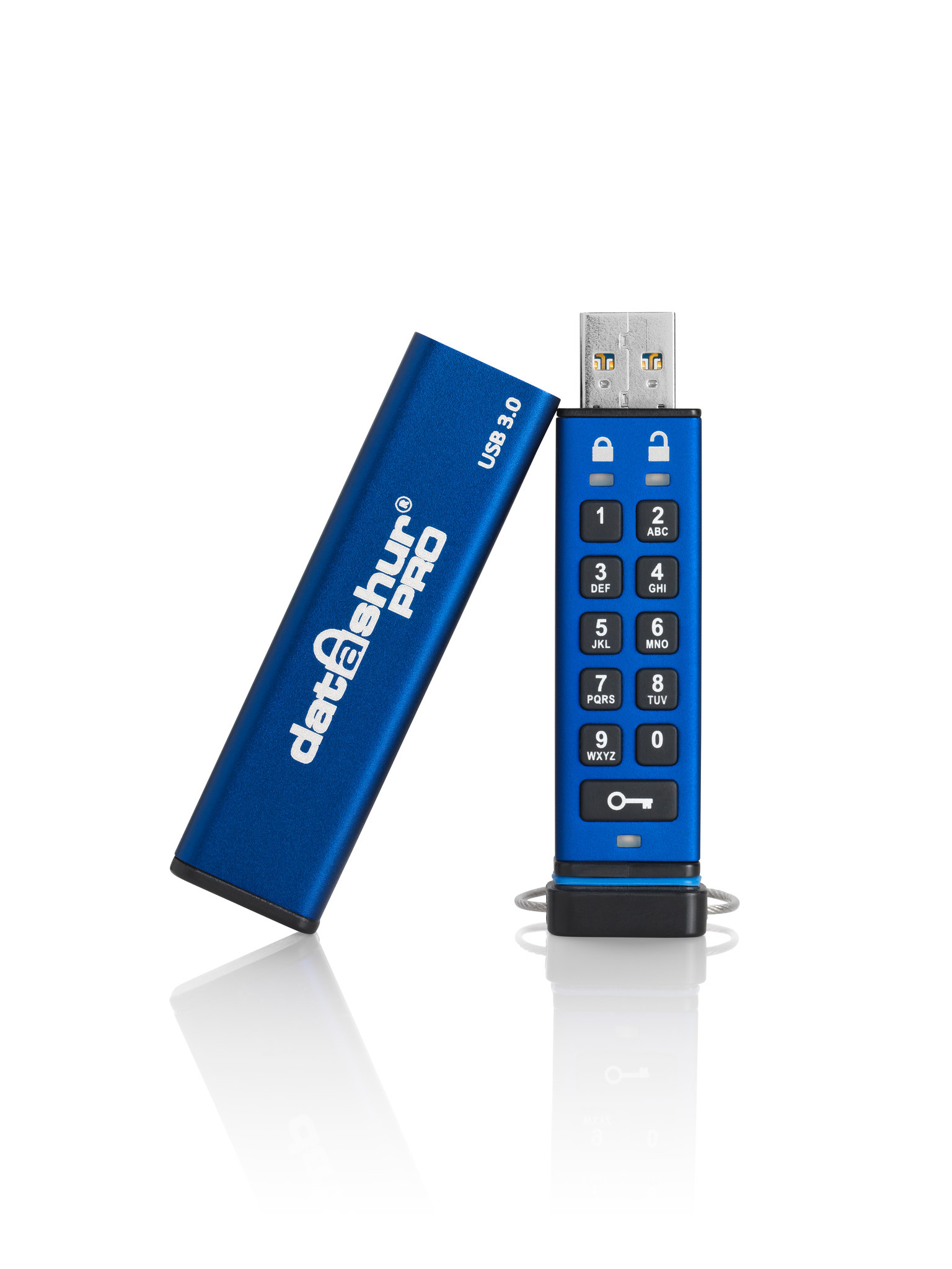 iStorage datAshur Pro USB-nøgle 16 GB USB Type-A 3.2 Gen 1 (3.1 Gen 1) Blå