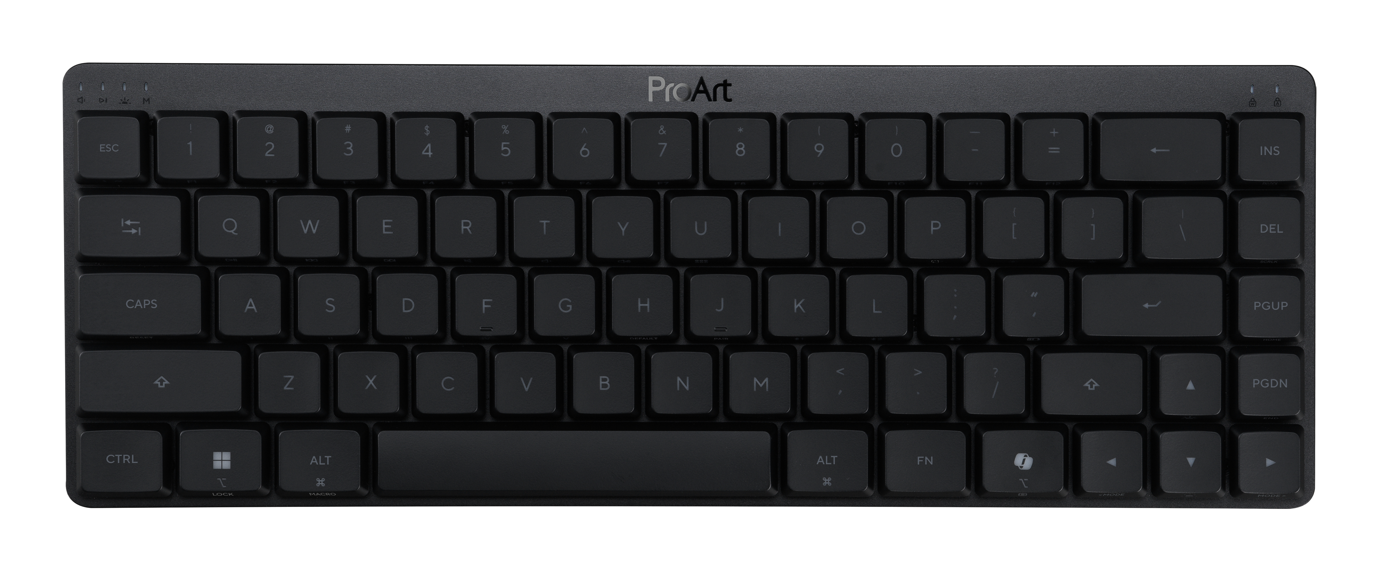 ASUS ProArt Keyboard KD300 tastatur Hjemme/kontor USB + RF Wireless + Bluetooth Sort