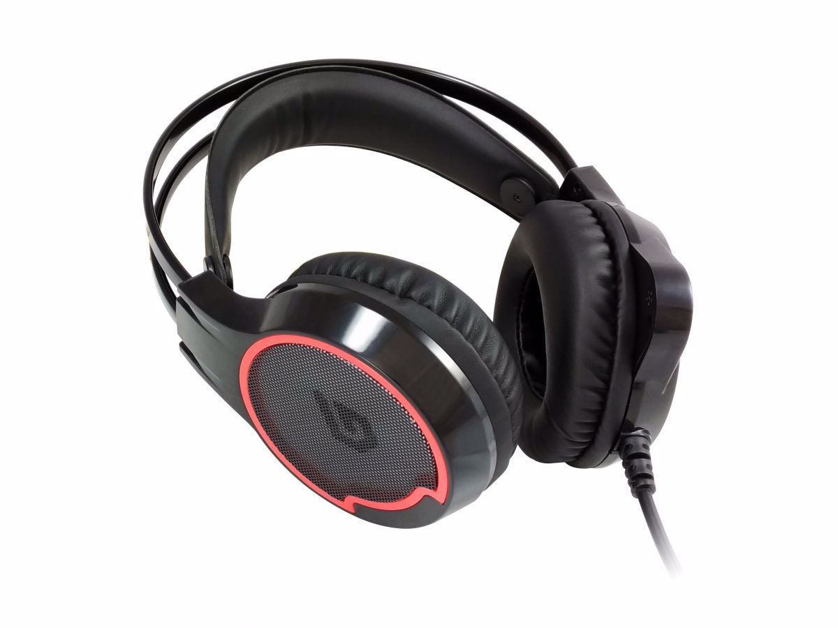 Conceptronic ATHAN U1 Headset Ledningsført Spil USB Type-A Sort