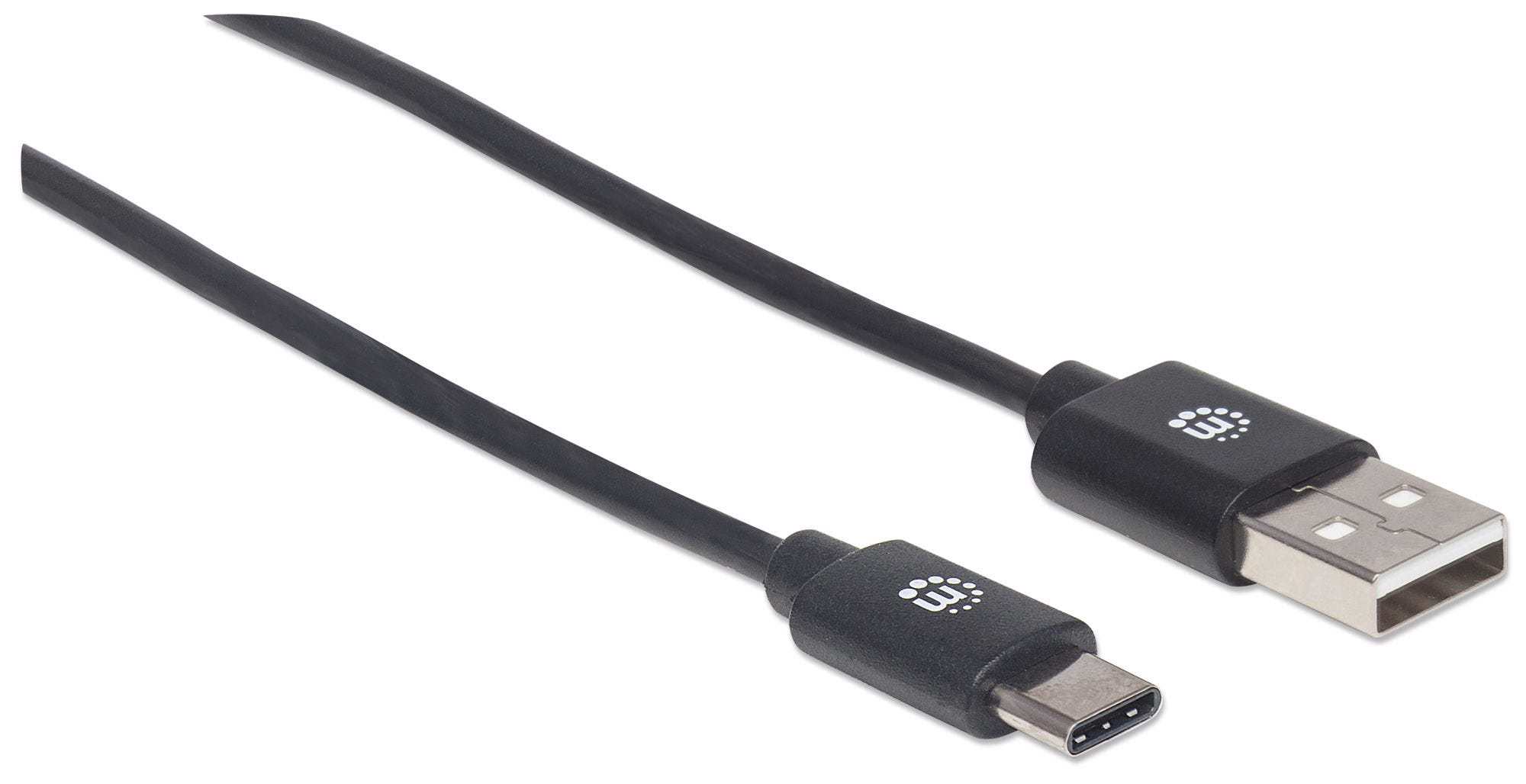 Manhattan 354936 USB-kabel USB 2.0 3 m USB C USB A Sort