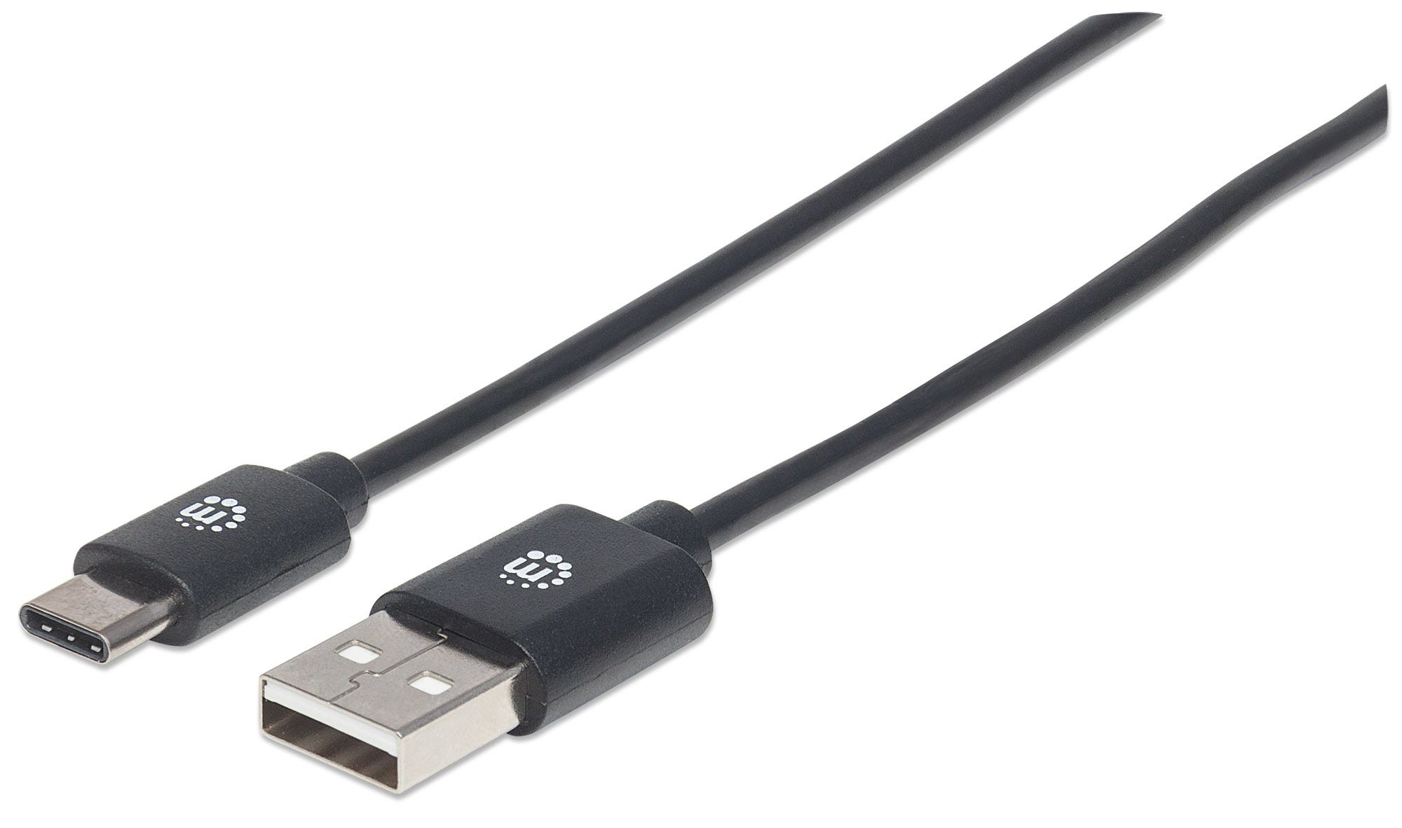 Manhattan 354936 USB-kabel USB 2.0 3 m USB C USB A Sort