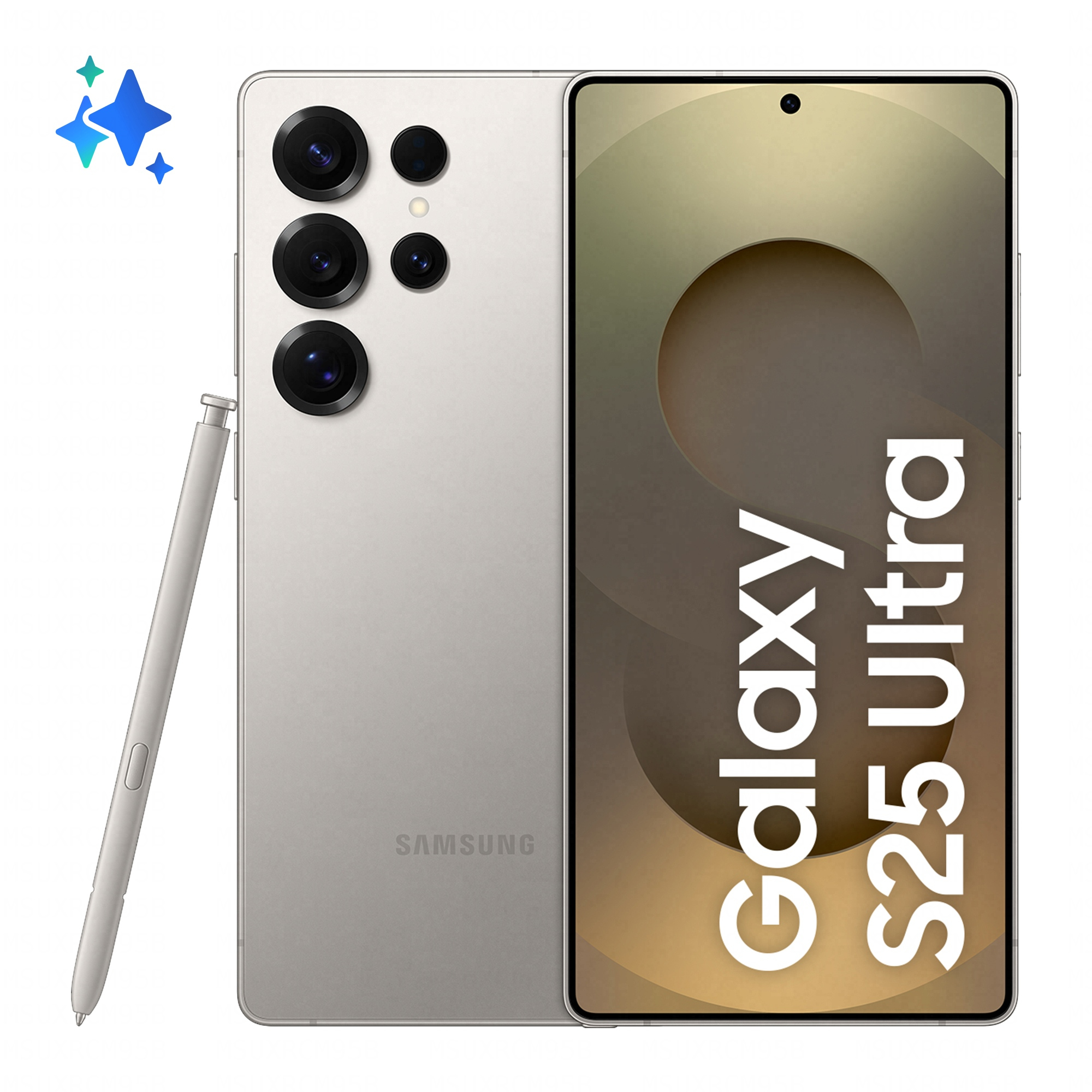 Samsung Galaxy S25 Ultra 17,5 cm (6.9") Dual SIM Android 15 5G USB Type-C 12 GB 1 TB 5000 mAh Grå, Titanium