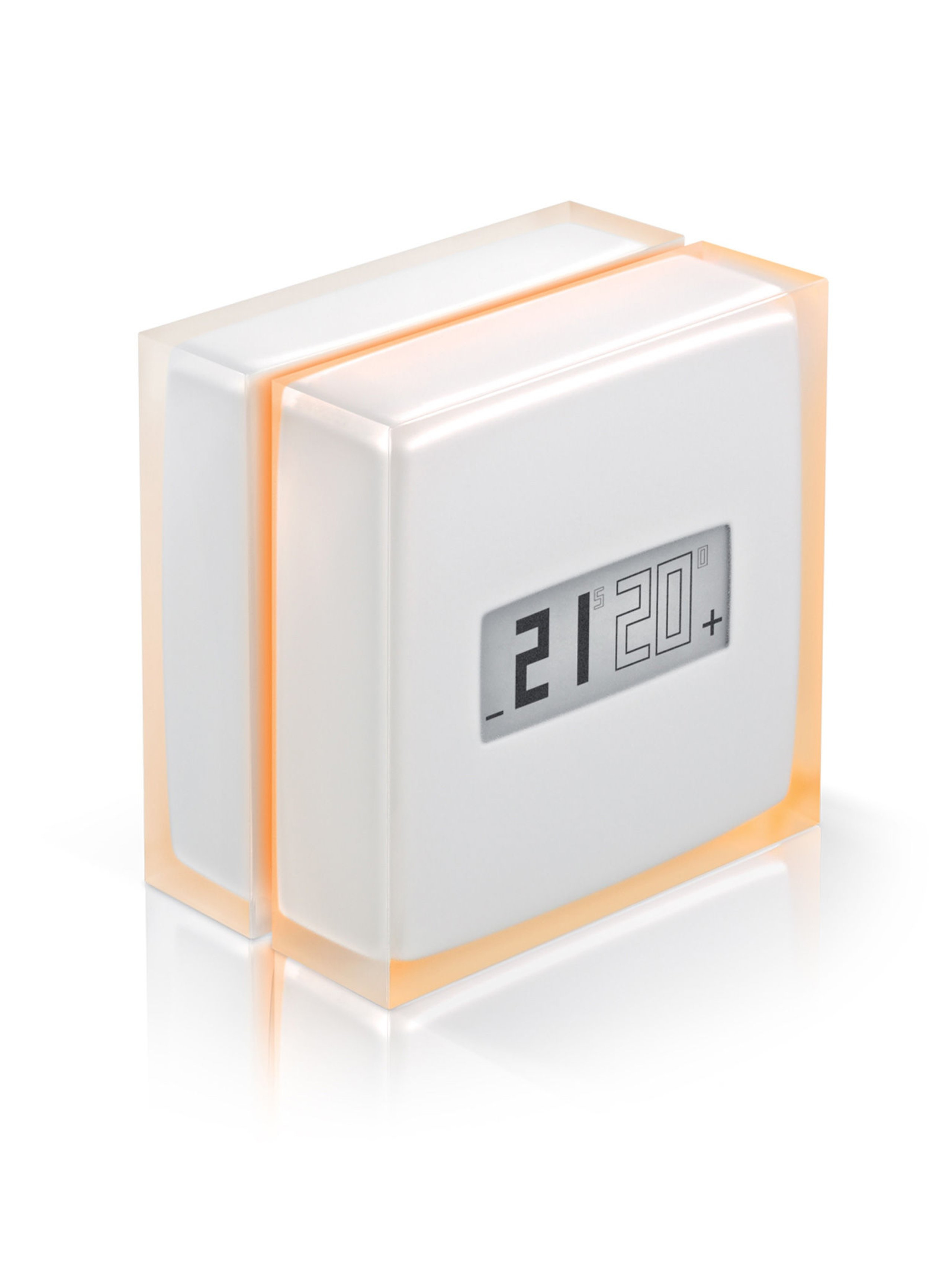 Netatmo Thermostat termostat RF Gennemsigtig, Hvid