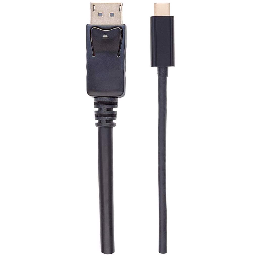 Manhattan 152464 videokabel adapter 2 m USB Type-C DisplayPort Sort