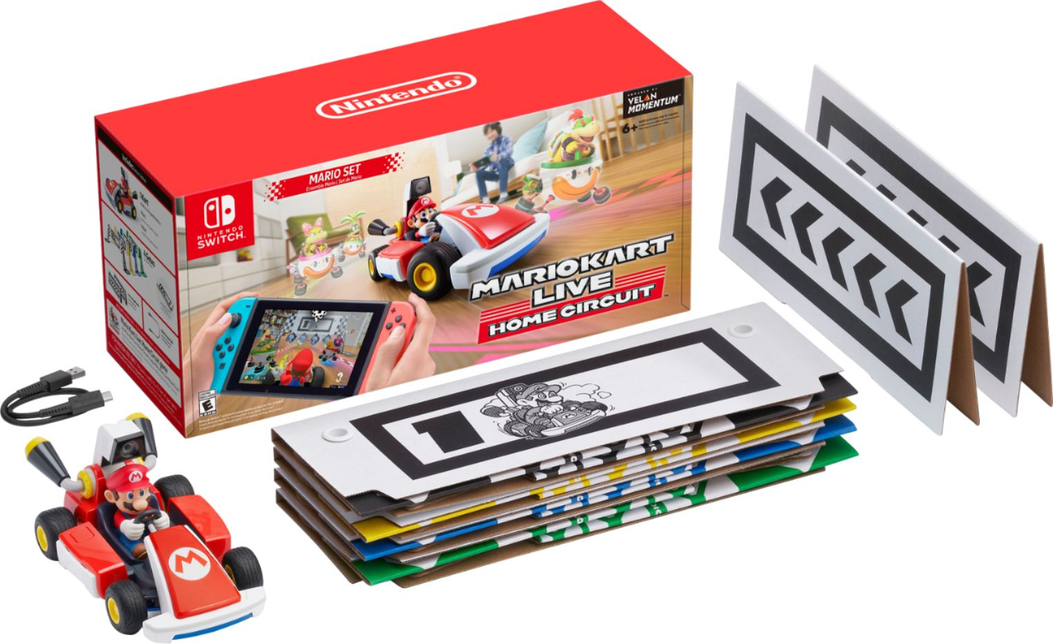 Nintendo Mario Kart Live: Home Circuit Mario Set Radio-kontrolleret (RC) model Bil Elektrisk motor