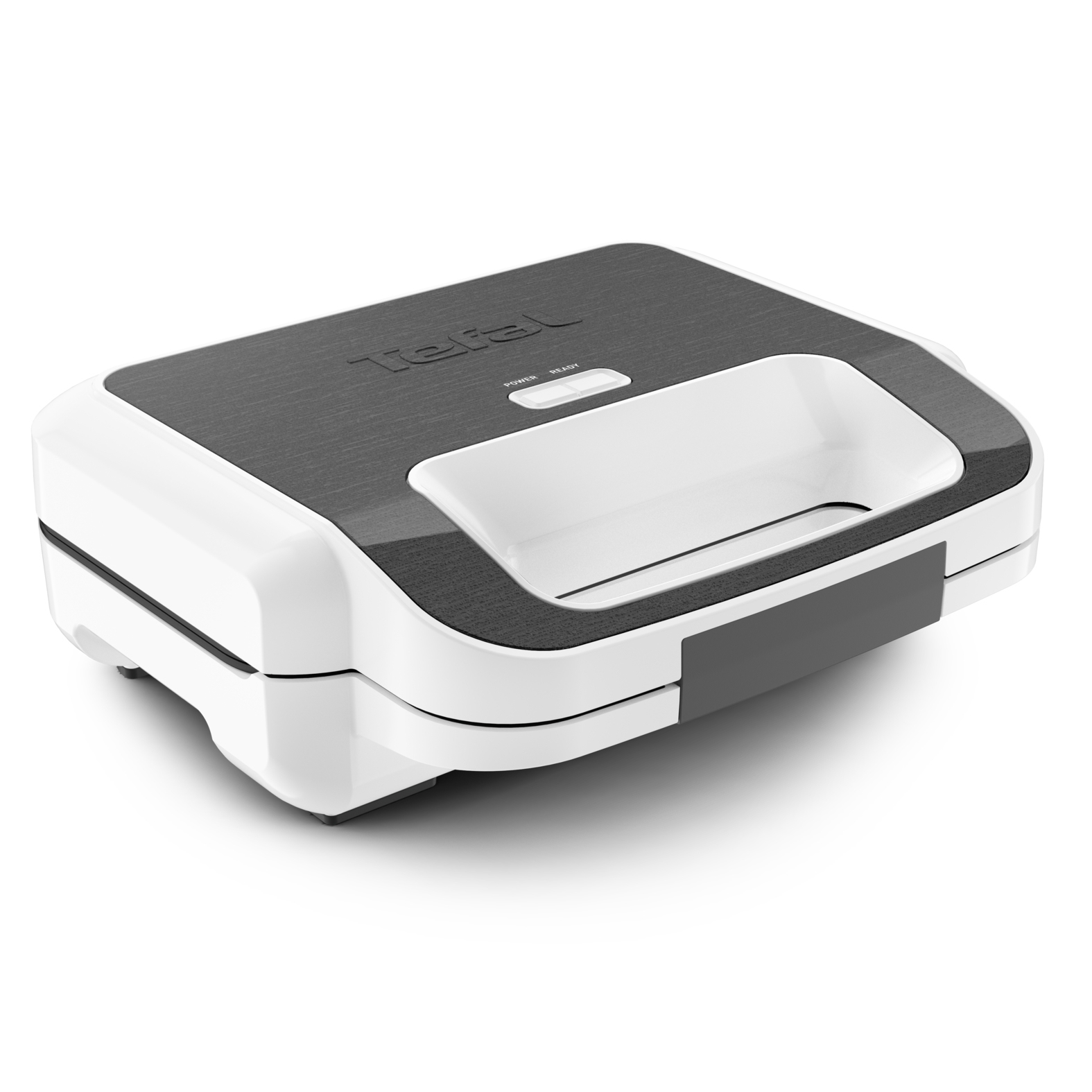 Tefal Snack XL SW7011 sandwichtoaster 850 W Hvid, Rustfrit stål
