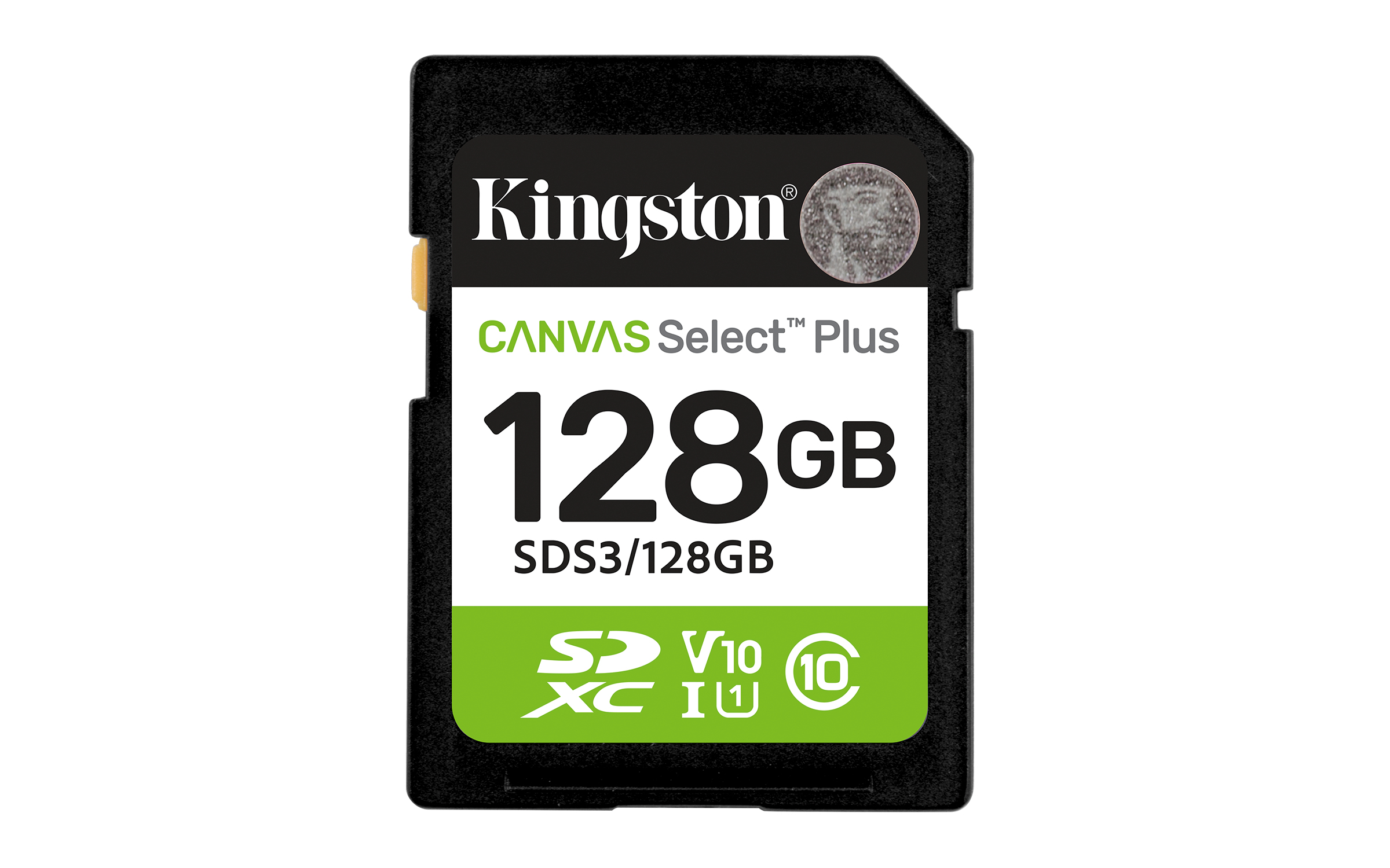 Kingston Technology 128 GB SDXC Canvas Select Plus Gen3 150 MB/s C10 UHS-I U1 V10