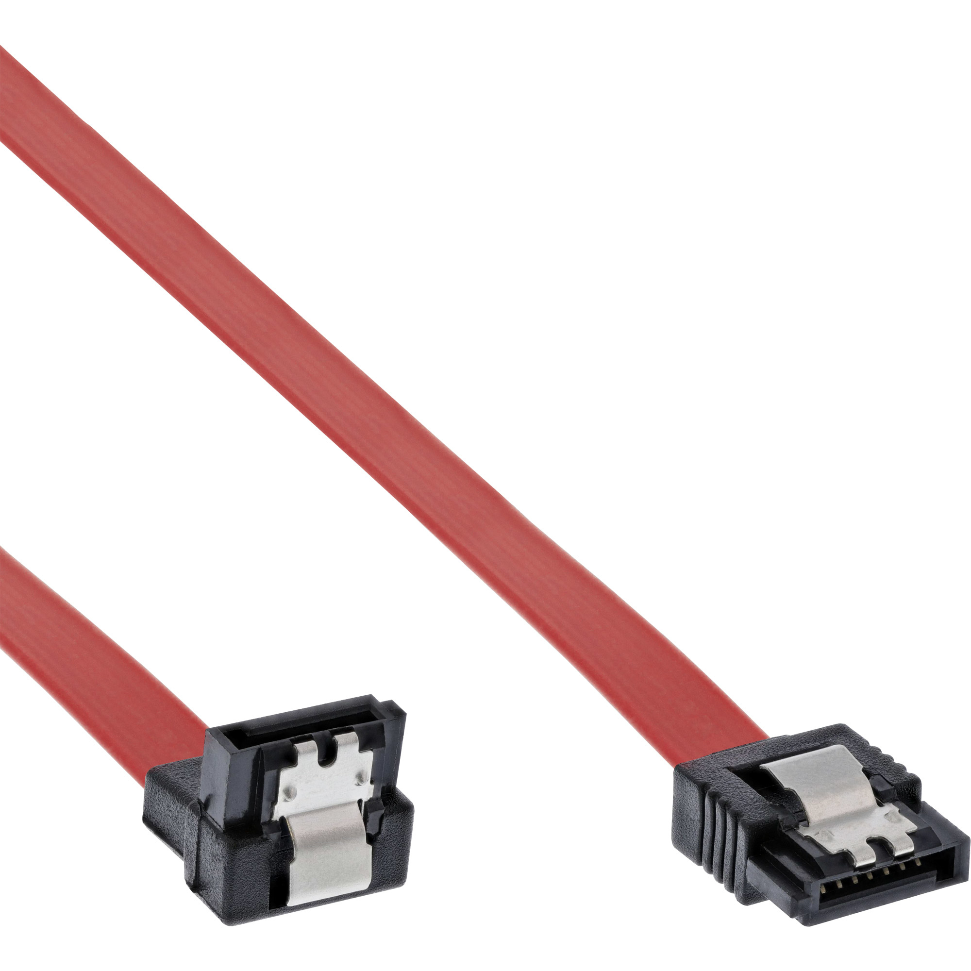 InLine 27707V SATA-kabel 0,7 m Rød