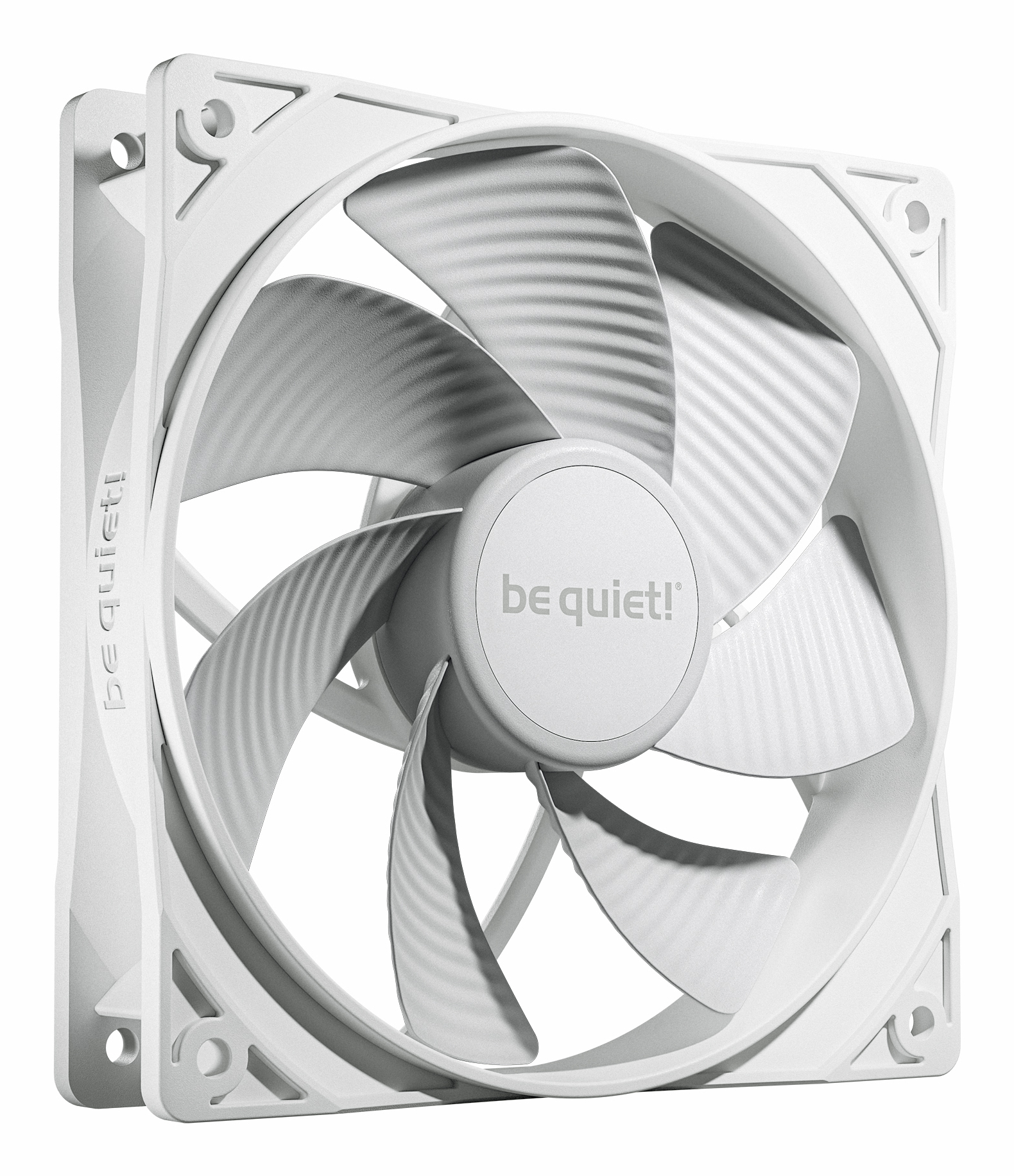 be quiet! Pure Wings 3 120mm | PWM Reverse White Triple-Pack Computerkabinet Ventilator 12 cm Hvid 3 stk