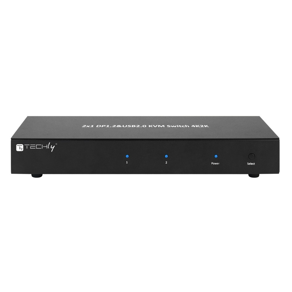 Techly IDATA DP-KVM2 KVM Switch Sort