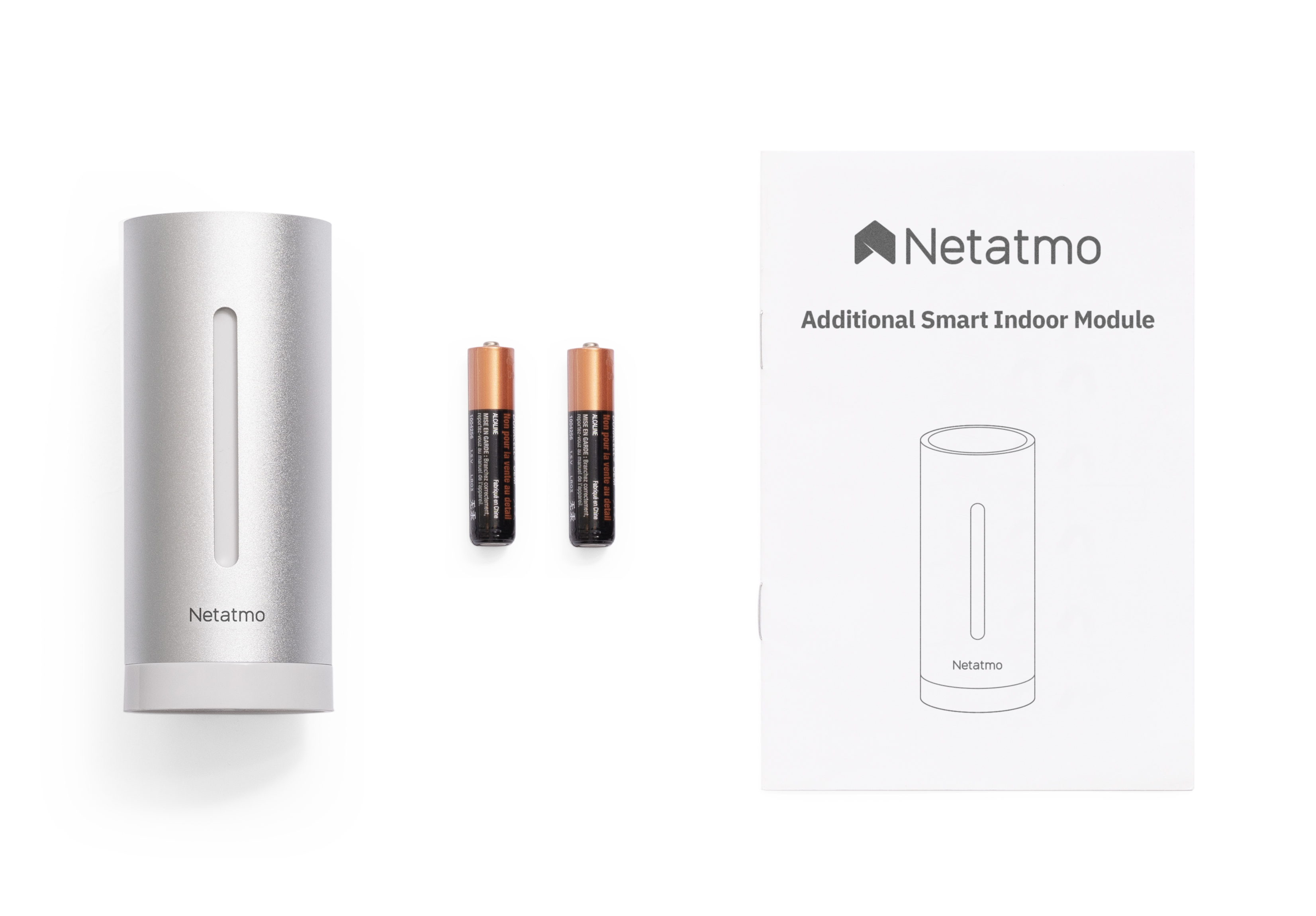Netatmo NBU-NWS-NIM-EU digital vejrstation Sølv Vekselstrøm/batteri Wi-Fi